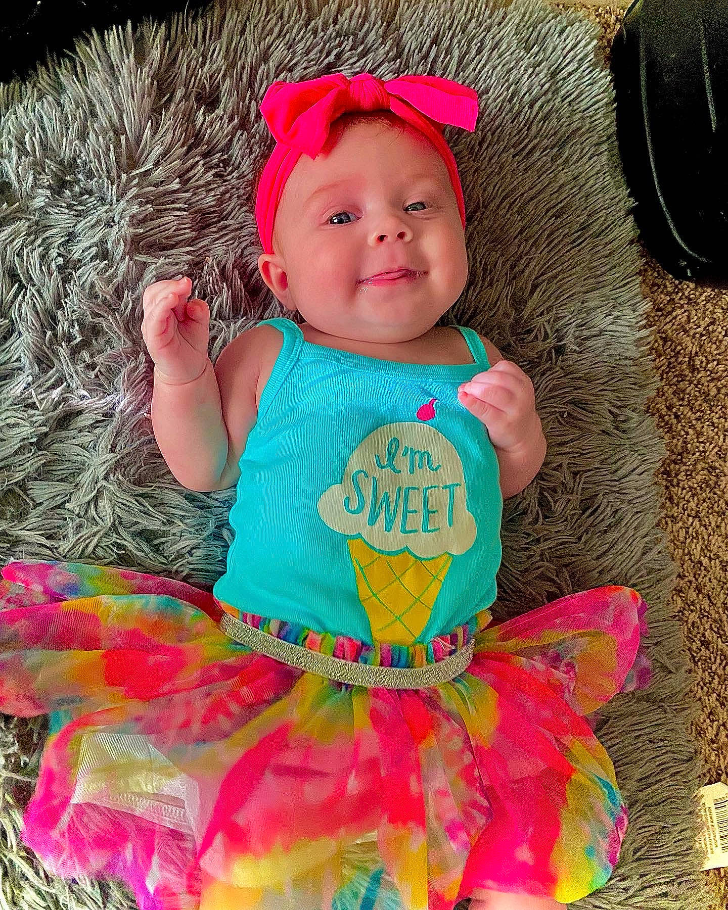 Kinnley is registered to the contest to win money with this photo: baby, baby_toddler_clothing, beauty, cap, child, costume_hat, dress, face, fun, happy, hat, head, headwear, magenta, person, pink, sleeve, smile, t_shirt, textile