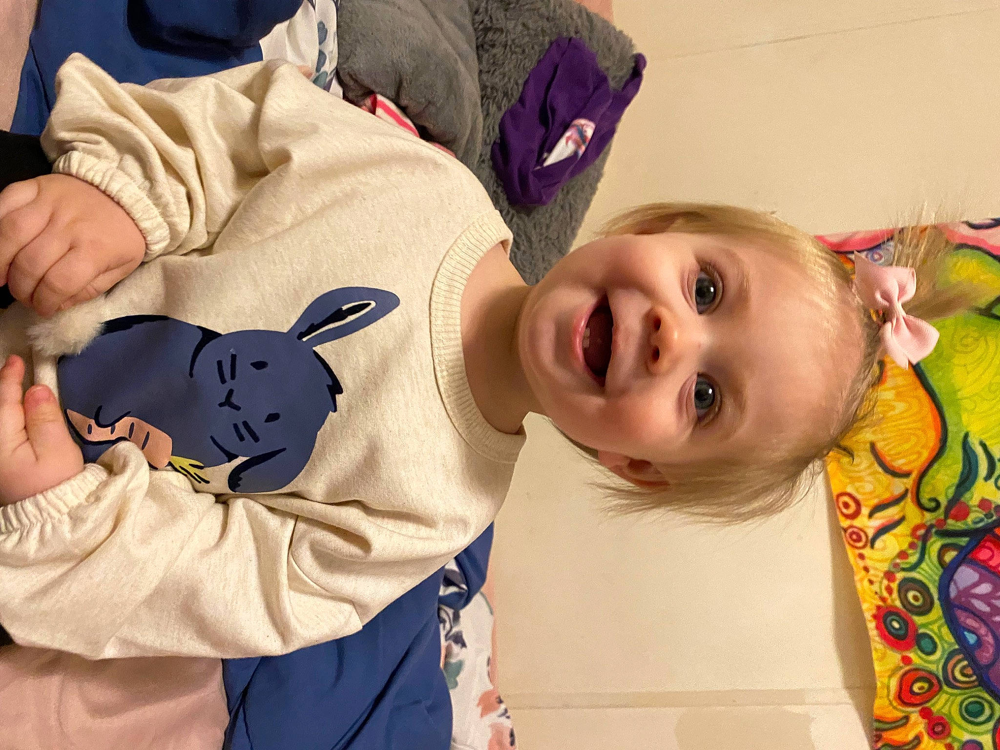 Kinnley joined the competition — help win amazing prizes! baby, baby_toddler_clothing, cheek, child, comfort, facial_expression, finger, fun, gesture, happy, headgear, joy, mouth, nose, organ, person, product, skin, sleeve, smile