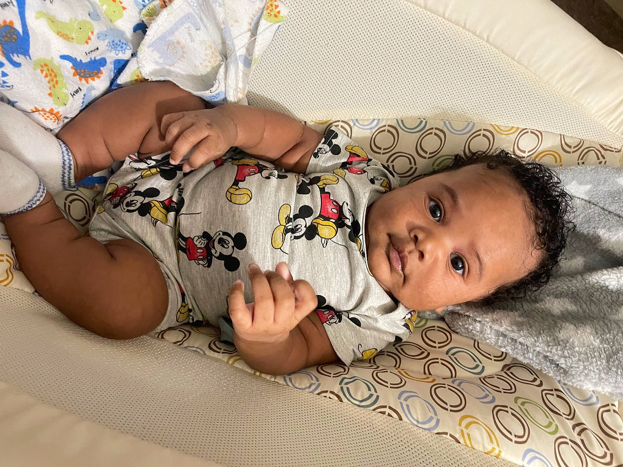 Eastynn is registered to the contest to win money with this photo: baby, baby_toddler_clothing, child, comfort, fashion_accessory, finger, flooring, grass, happy, human_leg, linens, nail, pattern, person, sitting, skin, sleeve, thigh, toddler, wood