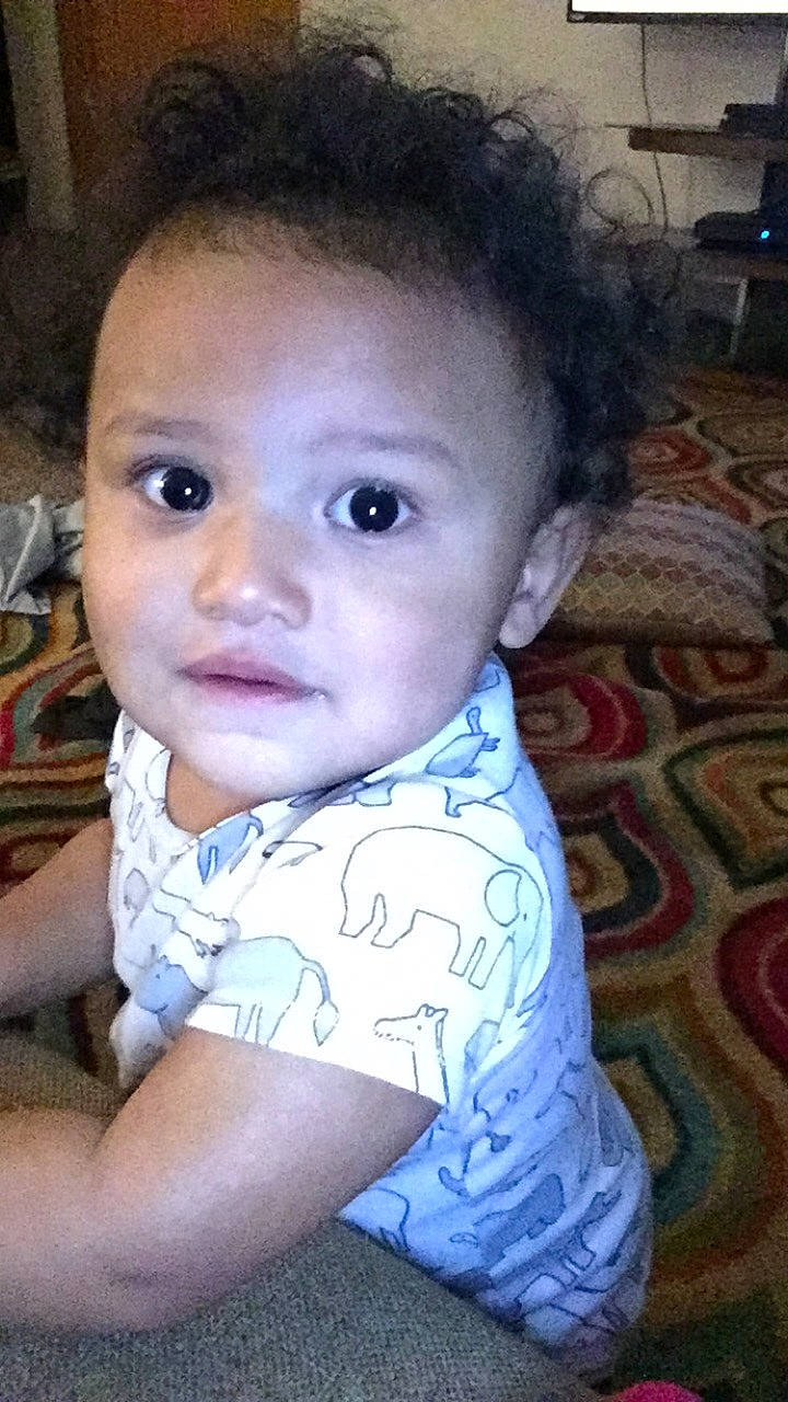 Amarion joined the competition — help win amazing prizes! baby, black_hair, cheek, child, chin, cool, ear, eye, eyebrow, face, forehead, hair, head, lip, nose, person, skin, smile, toddler