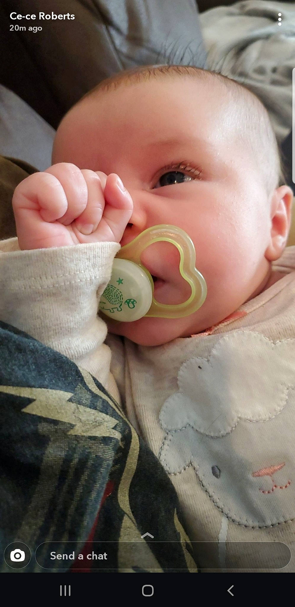 Hera is registered to the contest to win money with this photo: baby, baby_products, cheek, child, finger, hand, mouth, nose, person, product, skin, toddler