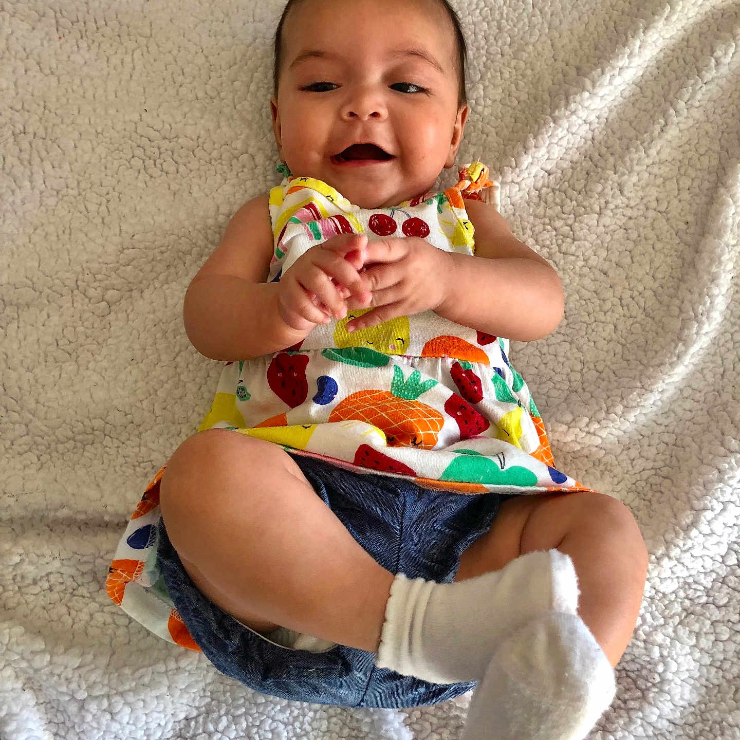 Jazlynn is registered to the contest to win money with this photo: accessories, ankle, architecture, arm, baby, balloon, bed, bedroom, biting, blanket, bodypart, bonnet, bracelet, brush, building, cake, candy, clothing, cosmetics, costume