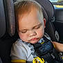 baby, car_interior, car_seat, child, closed_eyes, clothing, cute, face, head, indoors, peaceful, portrait, resting, safety, seat, seatbelt, sleeping, sunlight, toddler, young_child