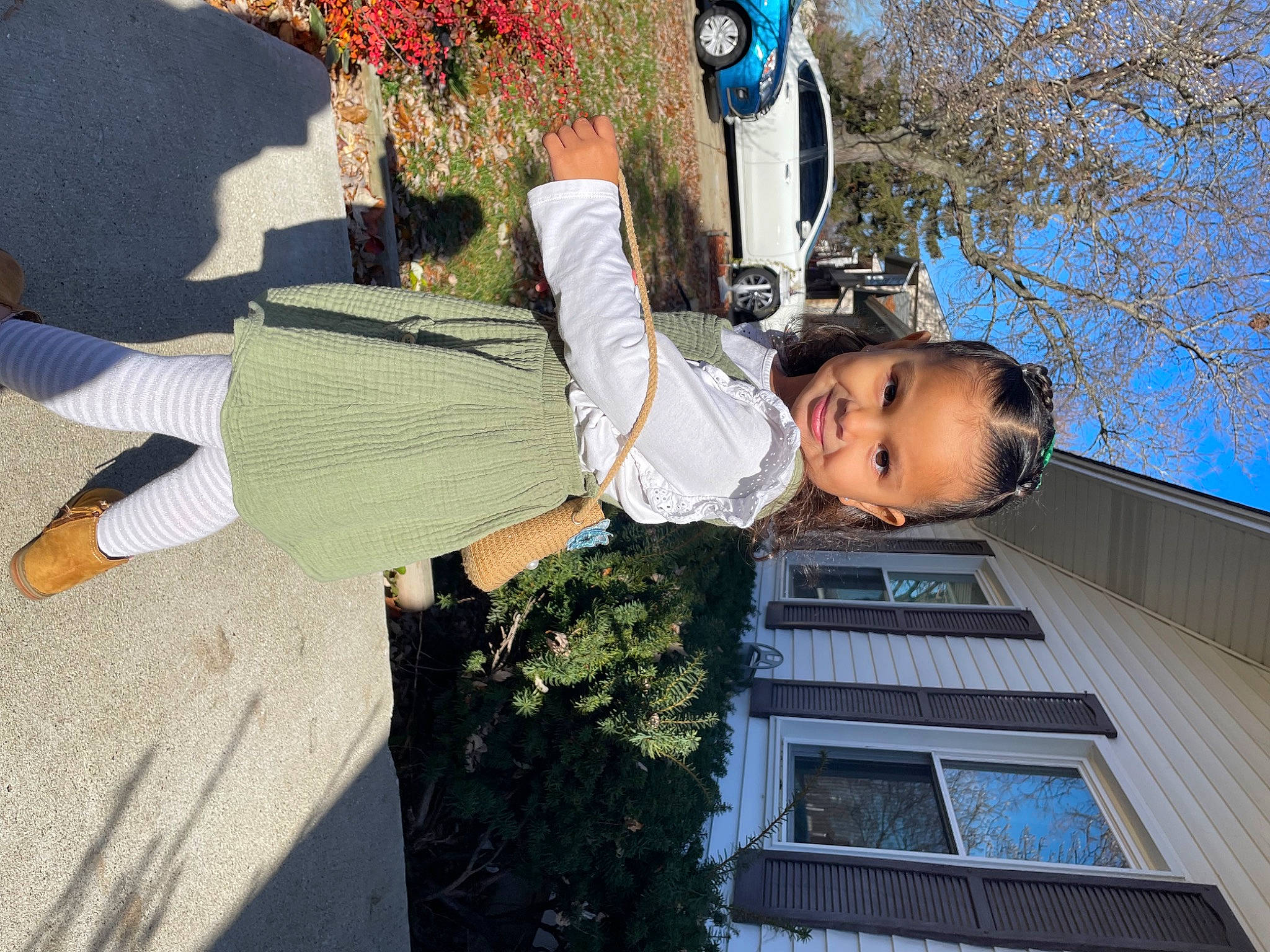 Makayla joined the competition — help win amazing prizes! car, child, flower, fun, grass, happy, house, joy, leisure, person, plant, sky, spring, tire, toddler, tree, vacation, wheel