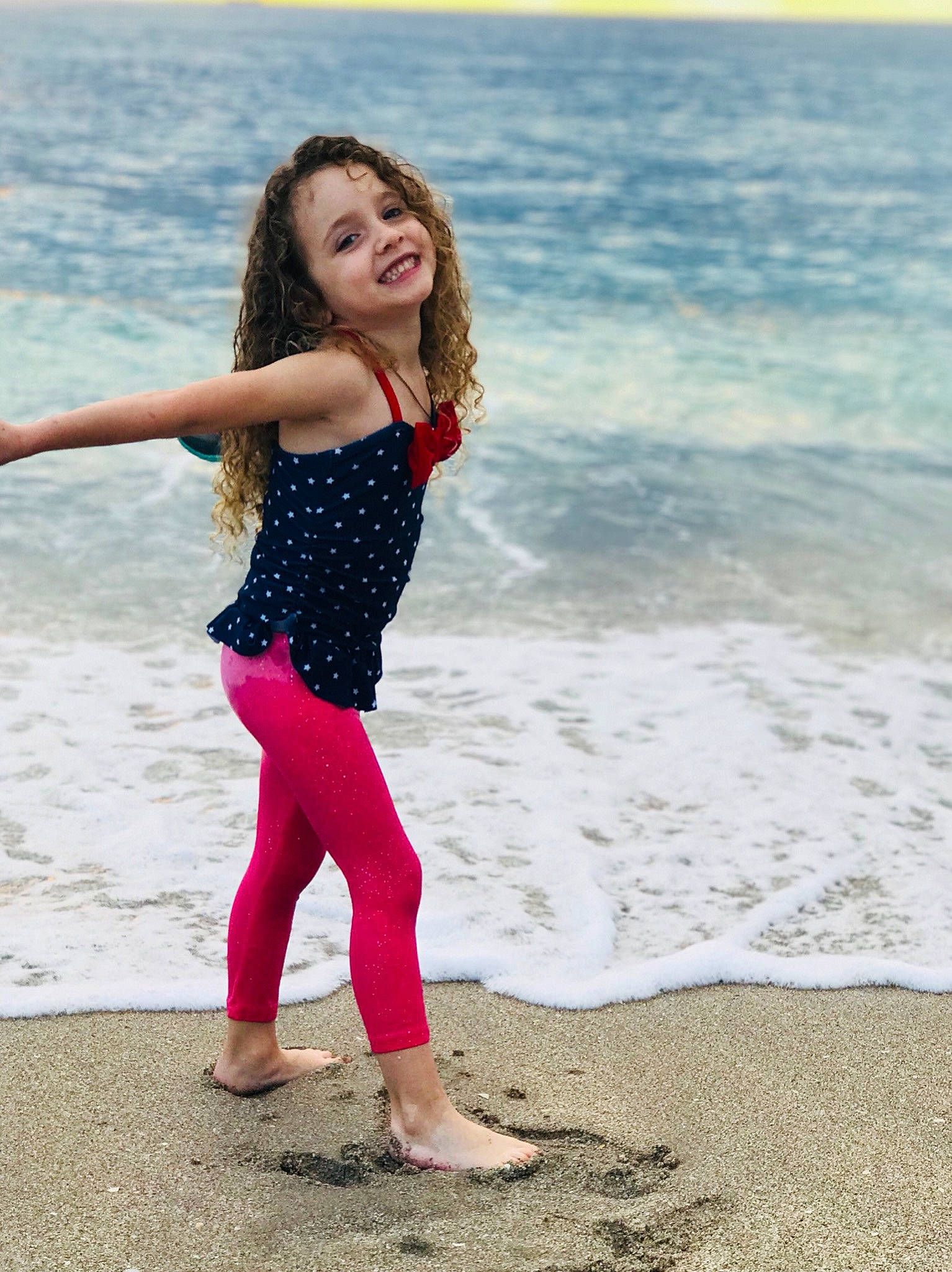 Marleigh joined the competition — help win amazing prizes! beach, beauty, child, child_model, fun, happy, joy, lady, leg, long_hair, ocean, person, photo_shoot, photography, pink, sand, sea, shore, shoulder, smile