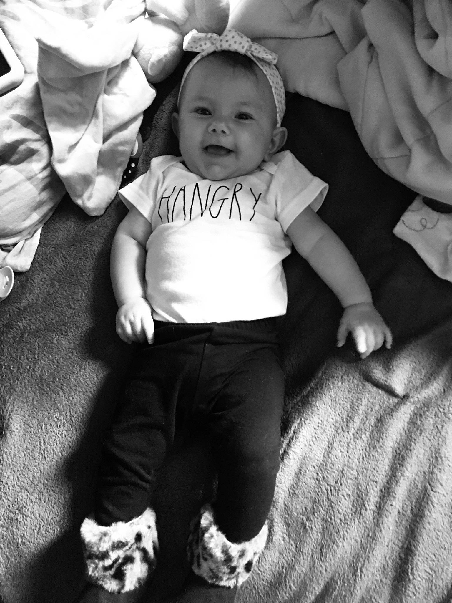 Harper joined the competition — help win amazing prizes! baby, black, black_and_white, child, facial_expression, fun, happy, laugh, monochrome, monochrome_photography, people, person, photograph, photography, sibling, sitting, smile, snapshot, style, toddler