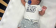 Aziel joined the competition — help win amazing prizes! baby, sleeping, pacifier, onesie, crib, wooden_bars, gray_shorts, socks, infant, peaceful, indoor, child, cute, resting, clothing, person, toddler, bed, white_mattress, young_child