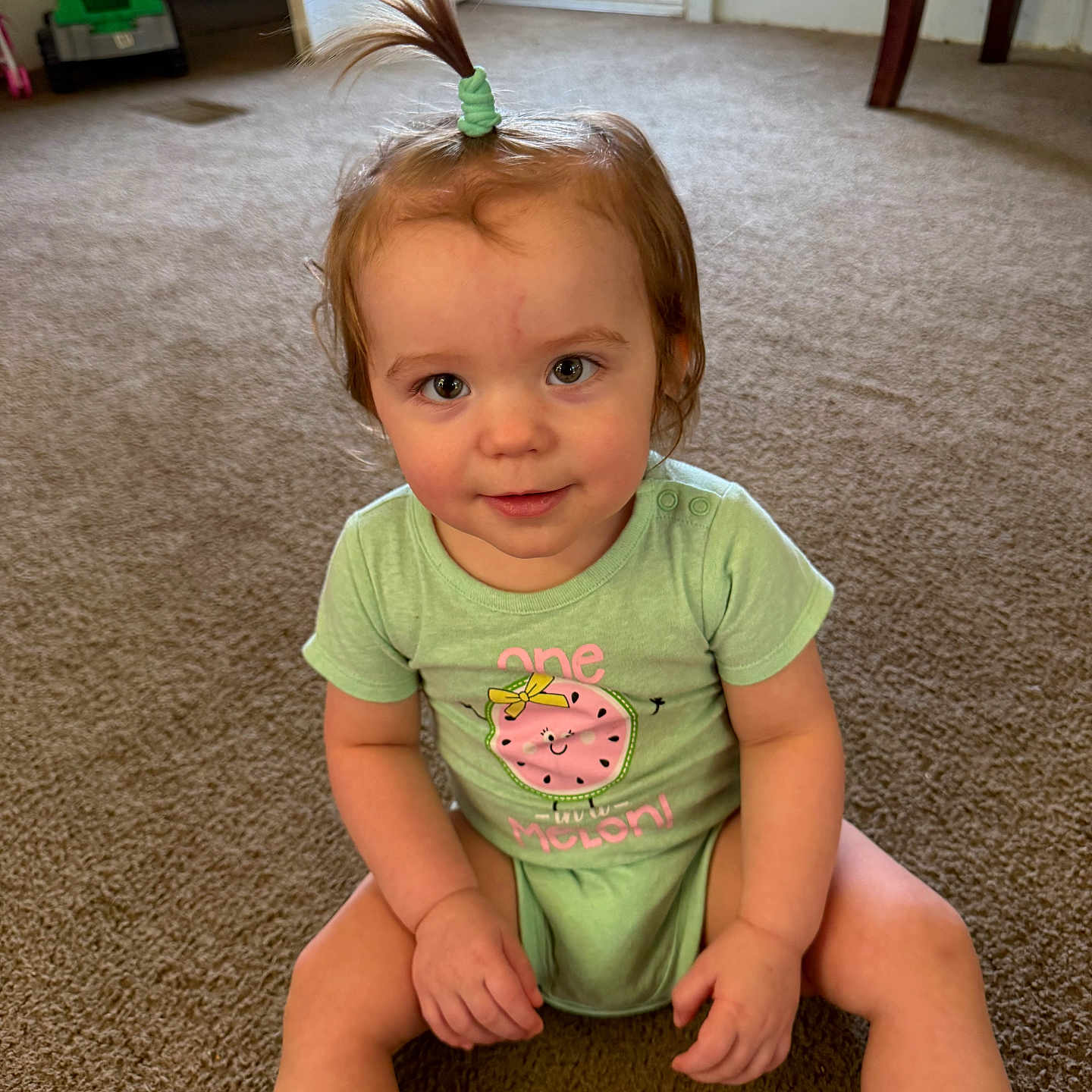 Avalynn joined the competition — help win amazing prizes! architecture, baby, bodypart, building, clothing, couch, face, finger, furniture, hand, hardwood, head, indoors, livingroom, person, photography, portrait, sitting, t_shirt, wood