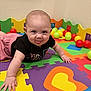 Aurora joined the competition — help win amazing prizes! baby, child, playpen, foam_mat, colorful, balls, crawling, tongue_out, indoor, happy, cute, toddler, floor, playtime, puzzle_mat, soft_toys, smiling, person, infant, bright_colors