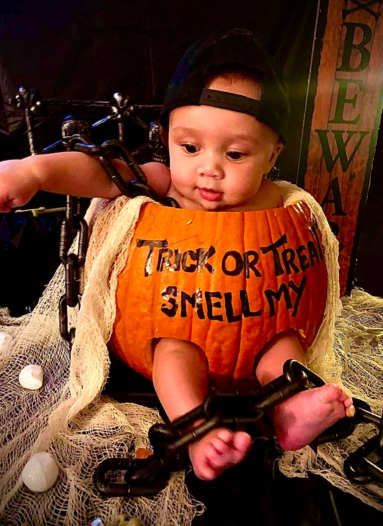 Kailer is registered to the contest to win money with this photo: baby, bag, bracelet, cap, child, cool, event, fashion_accessory, flash_photography, font, fun, happy, hat, headwear, jewellery, luggage_and_bags, pattern, person, personal_protective_equipment, sitting