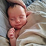 baby, bed, blanket, child, comfort, cozy, cute, face, hand, human, infant, nap, parent, peaceful, pillow, rest, skin, sleeping, soft, toddler
