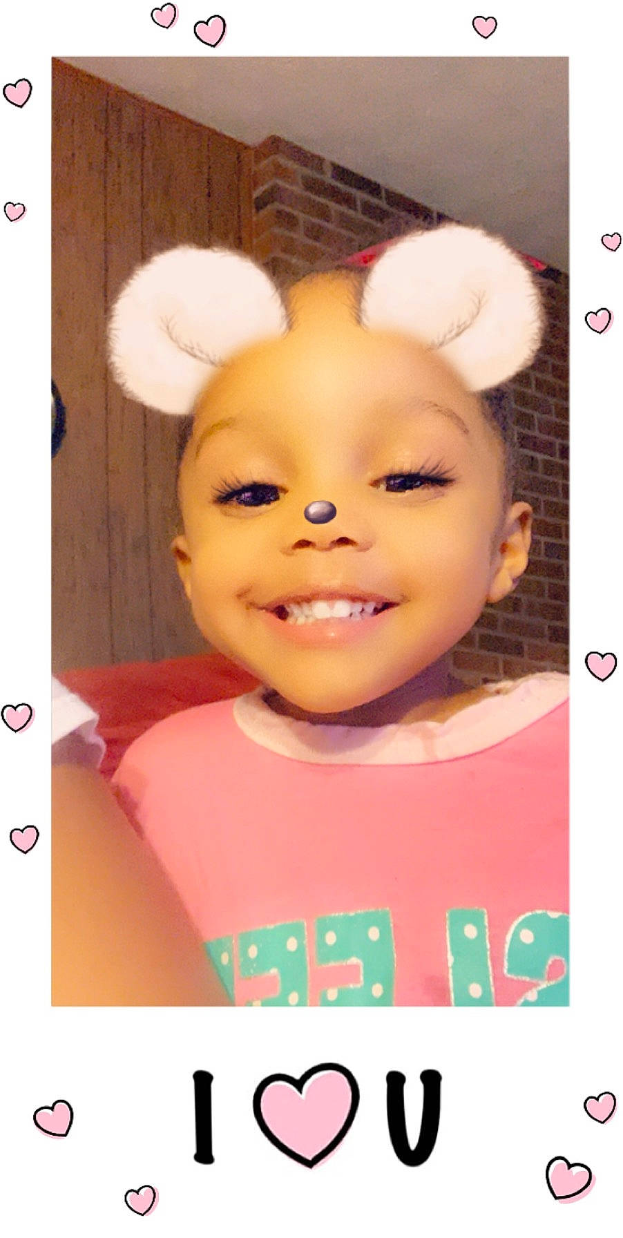 Zamyiah joined the competition — help win amazing prizes! cheek, child, ear, eyelash, face, forehead, head, joy, nose, person, photo_caption, pink, smile, toddler