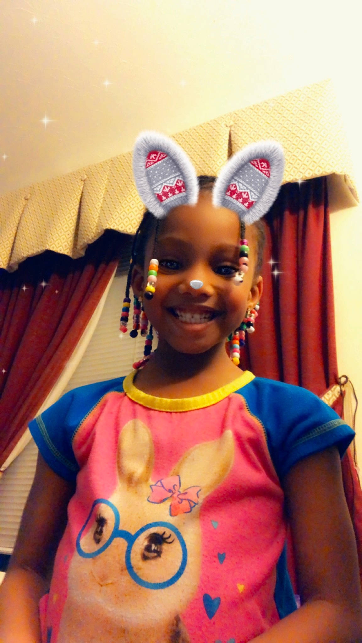 Aria is registered to the contest to win money with this photo: child, ear, fawn, fun, head, joy, organ, person, smile, toddler