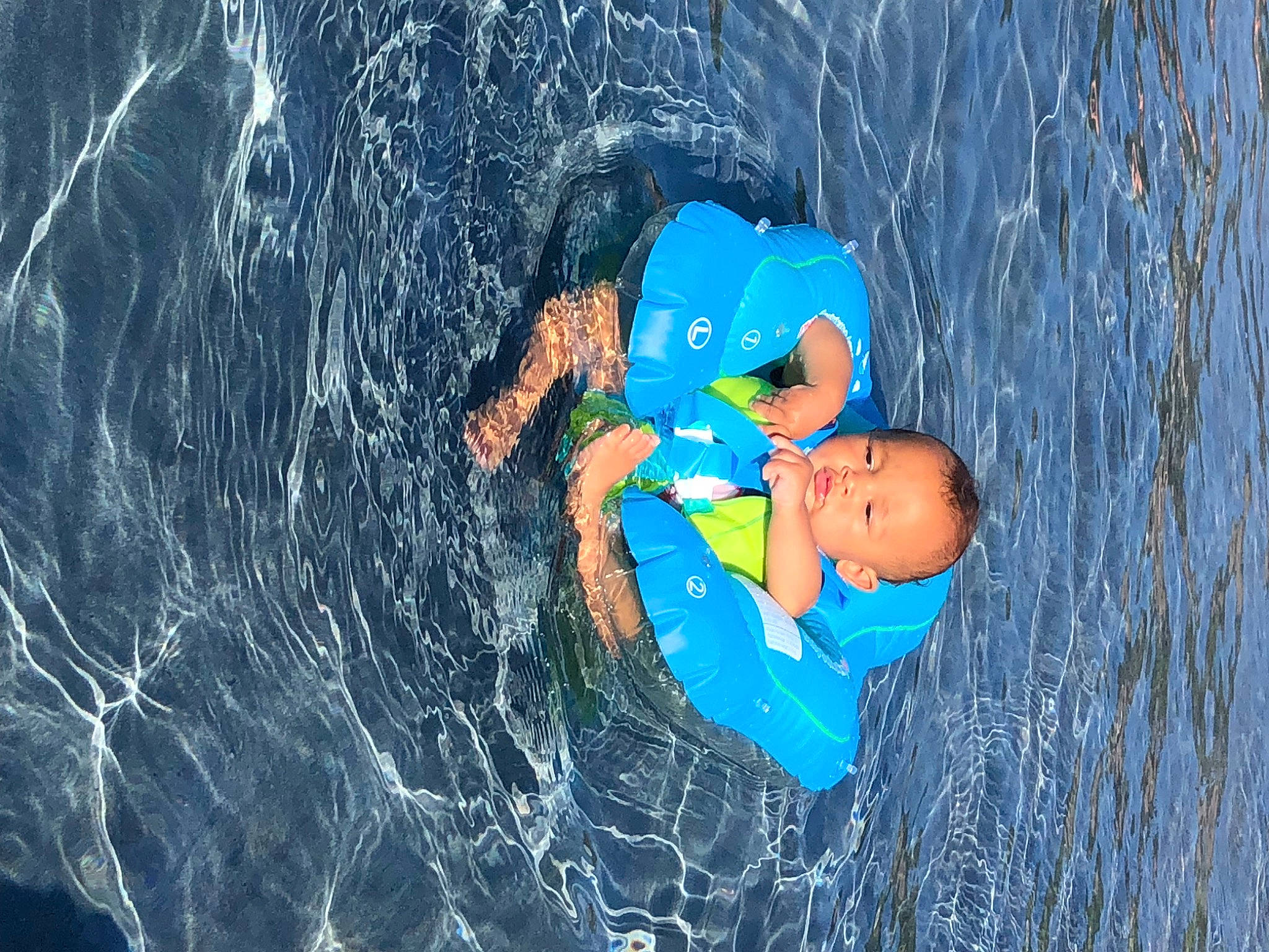 Diamond is registered to the contest to win money with this photo: azure, child, electric_blue, eye, flash_photography, fun, happy, head, leisure, ocean, organism, people_in_nature, person, recreation, space, swimming_pool, t_shirt, toddler, vertebrate, water