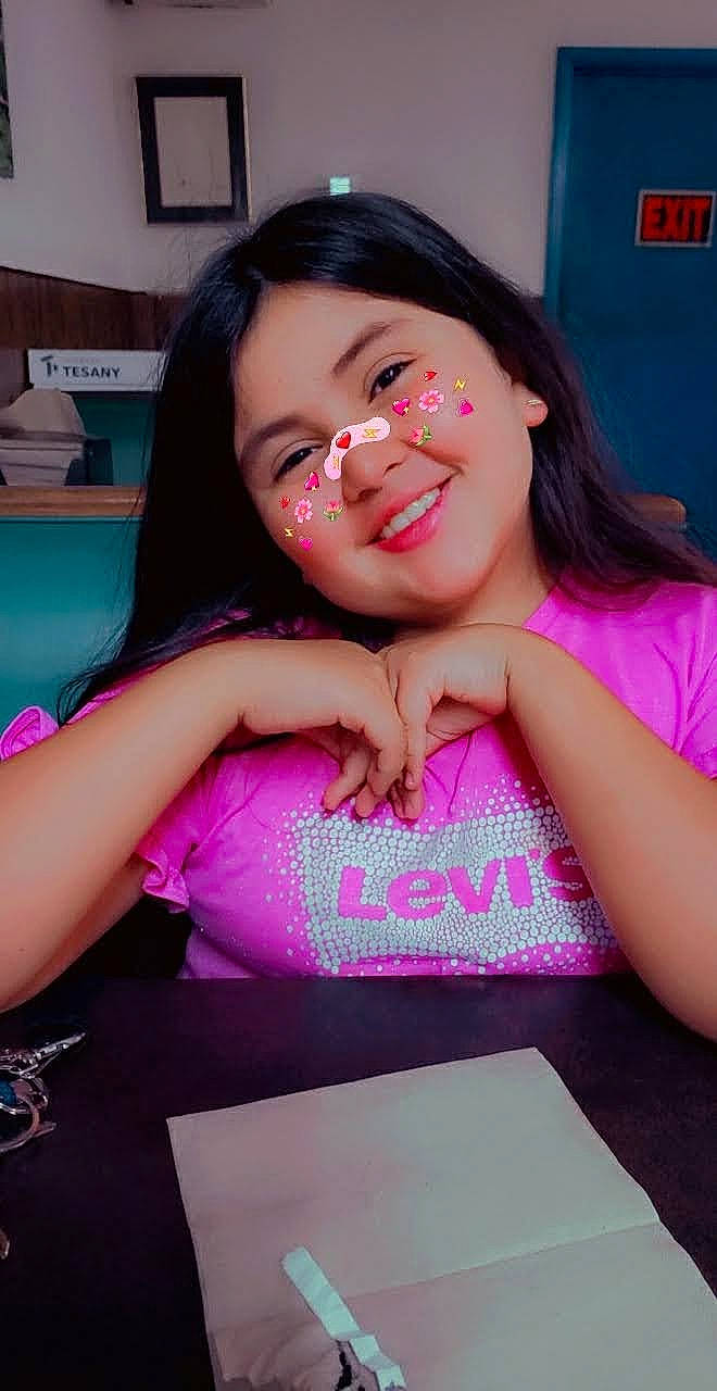 Kyla is registered to the contest to win money with this photo: black_hair, event, eyelash, finger, friendship, fun, gesture, happy, joy, leisure, lip, lip_gloss, long_hair, magenta, mouth, nail, person, pink, purple, skin