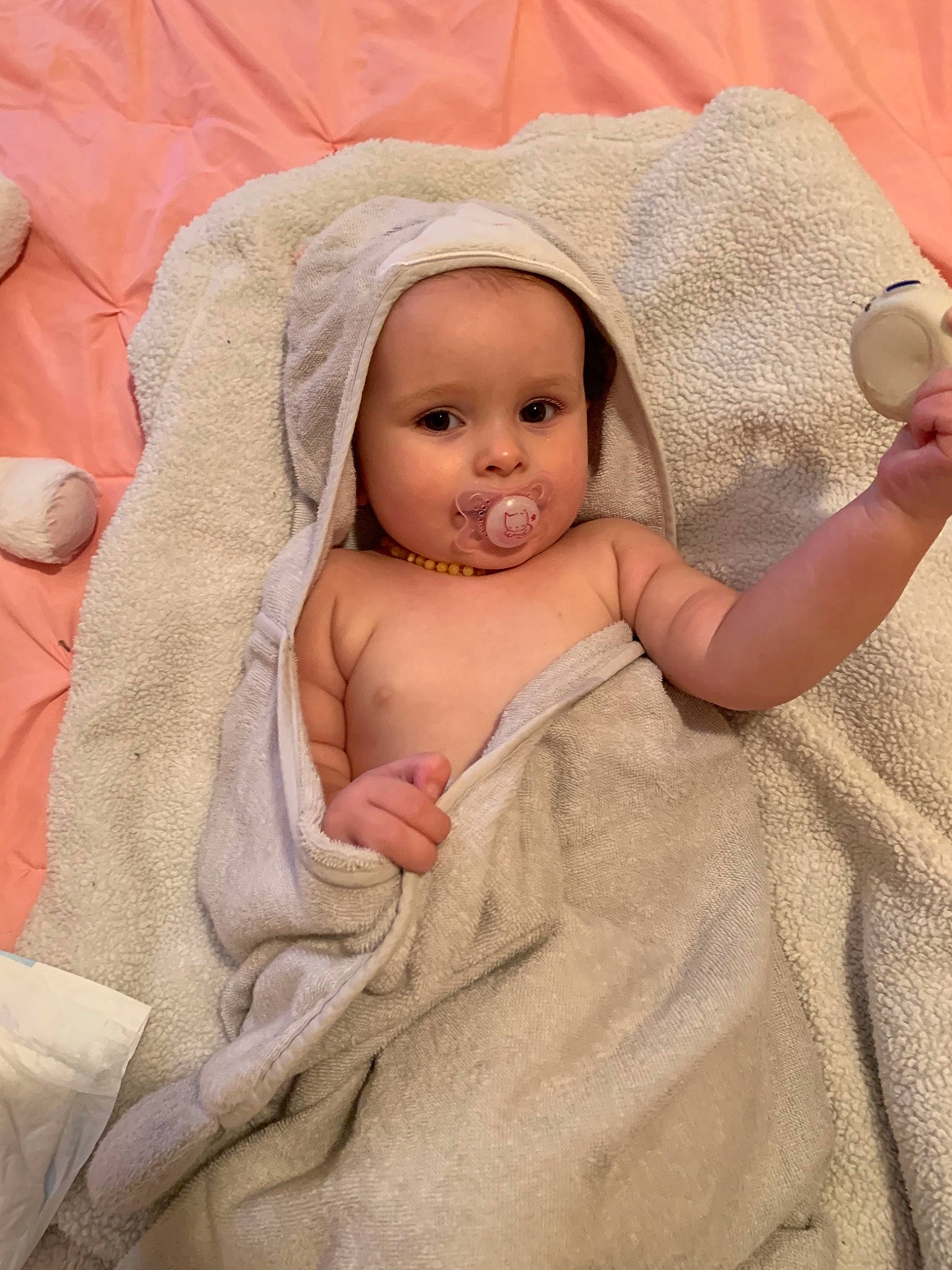 Carlee joined the competition — help win amazing prizes! baby, baby_products, baby_sleeping, blanket, child, linens, person, product, skin, textile, toddler
