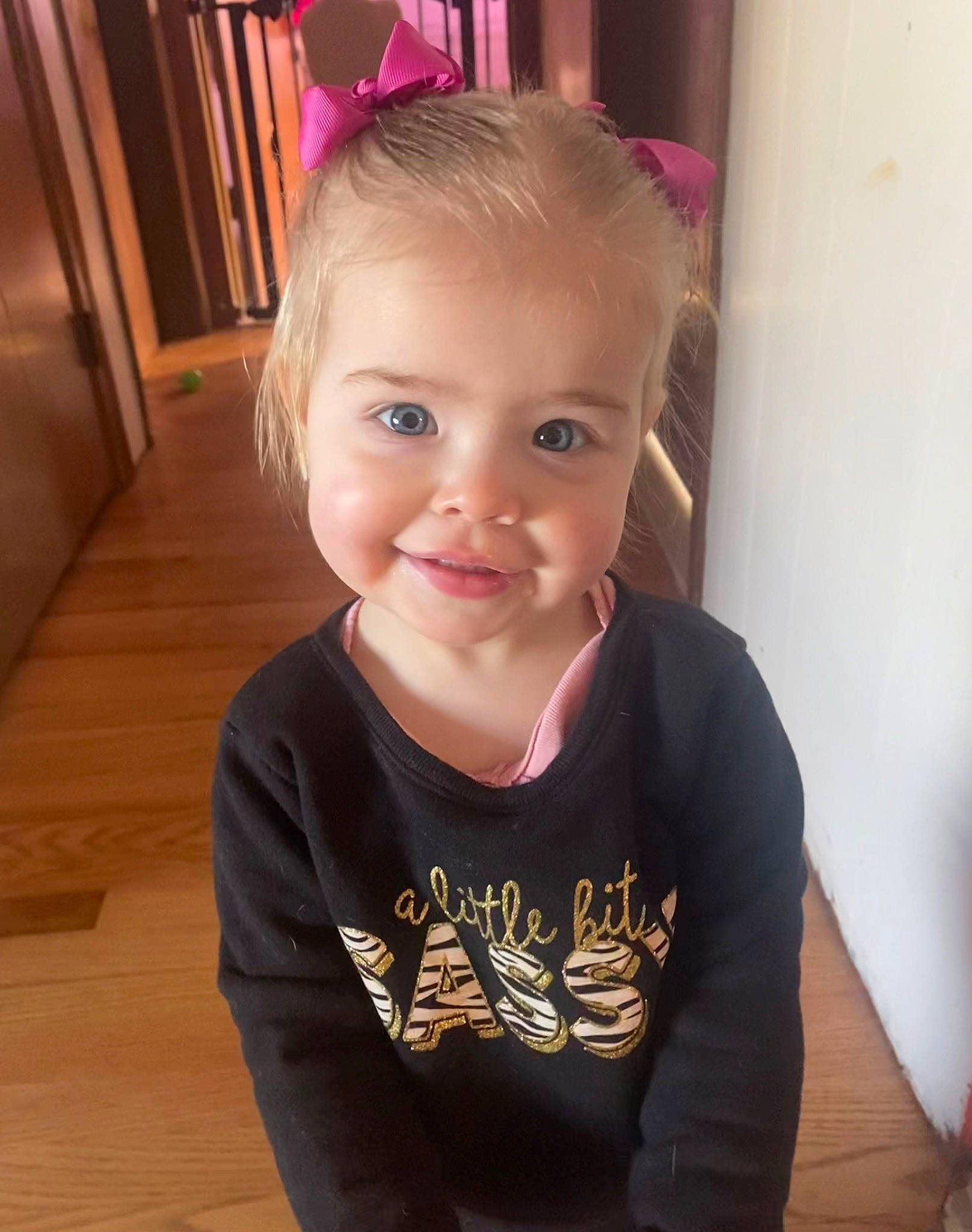 Charlotte is registered to the contest to win money with this photo: baby_toddler_clothing, cheek, chin, eye, eyebrow, face, floor, flooring, forehead, human_body, iris, joint, joy, neck, nose, person, shoulder, skin, sleeve, smile