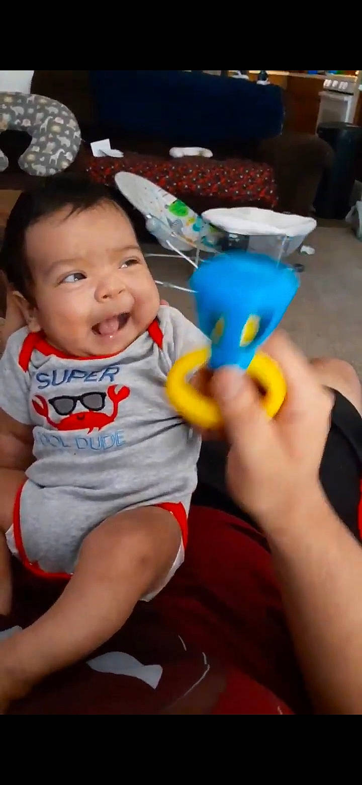 Ambrose joined the competition — help win amazing prizes! baby, baby_products, baby_toddler_clothing, cheek, child, electric_blue, event, finger, fun, gesture, happy, human_leg, leisure, nail, person, play, skin, smile, thigh, thumb