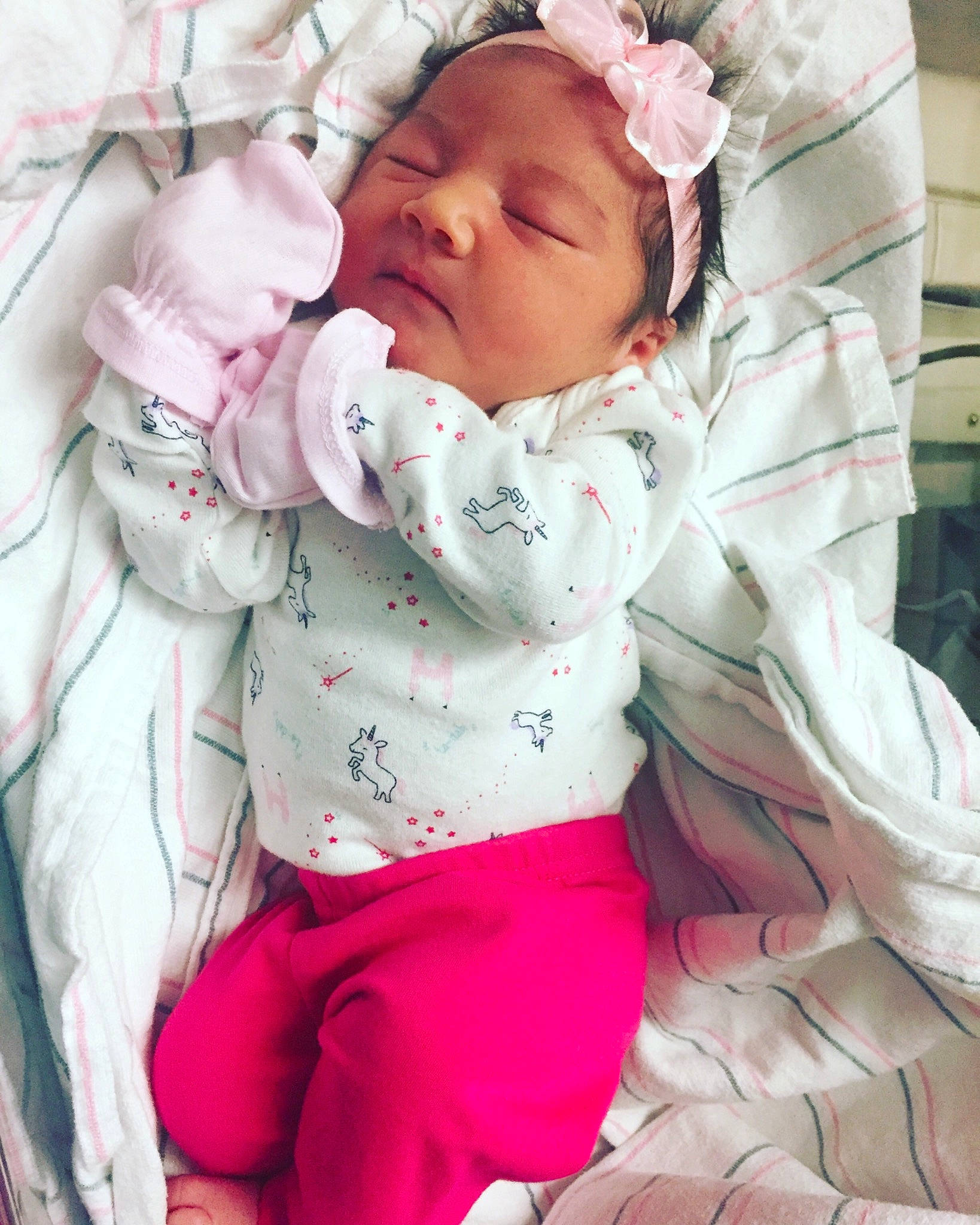 Melissa Rose joined the competition — help win amazing prizes! baby_products, child, girl, infant, outerwear, person, pink, product, skin, textile, toddler