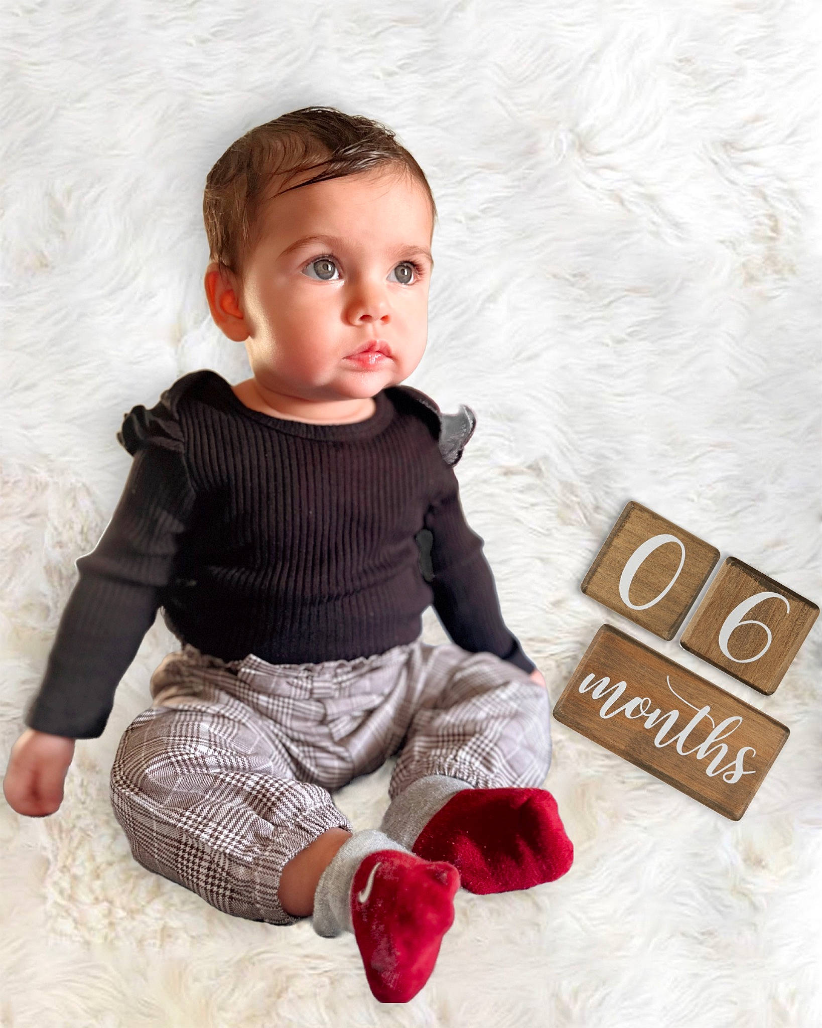 Sukhmani joined the competition — help win amazing prizes! baby, baby_toddler_clothing, cheek, child, chin, doll, eye, eyelash, facial_expression, happy, head, lip, outerwear, pattern, person, skin, sleeve, textile, toddler, waist