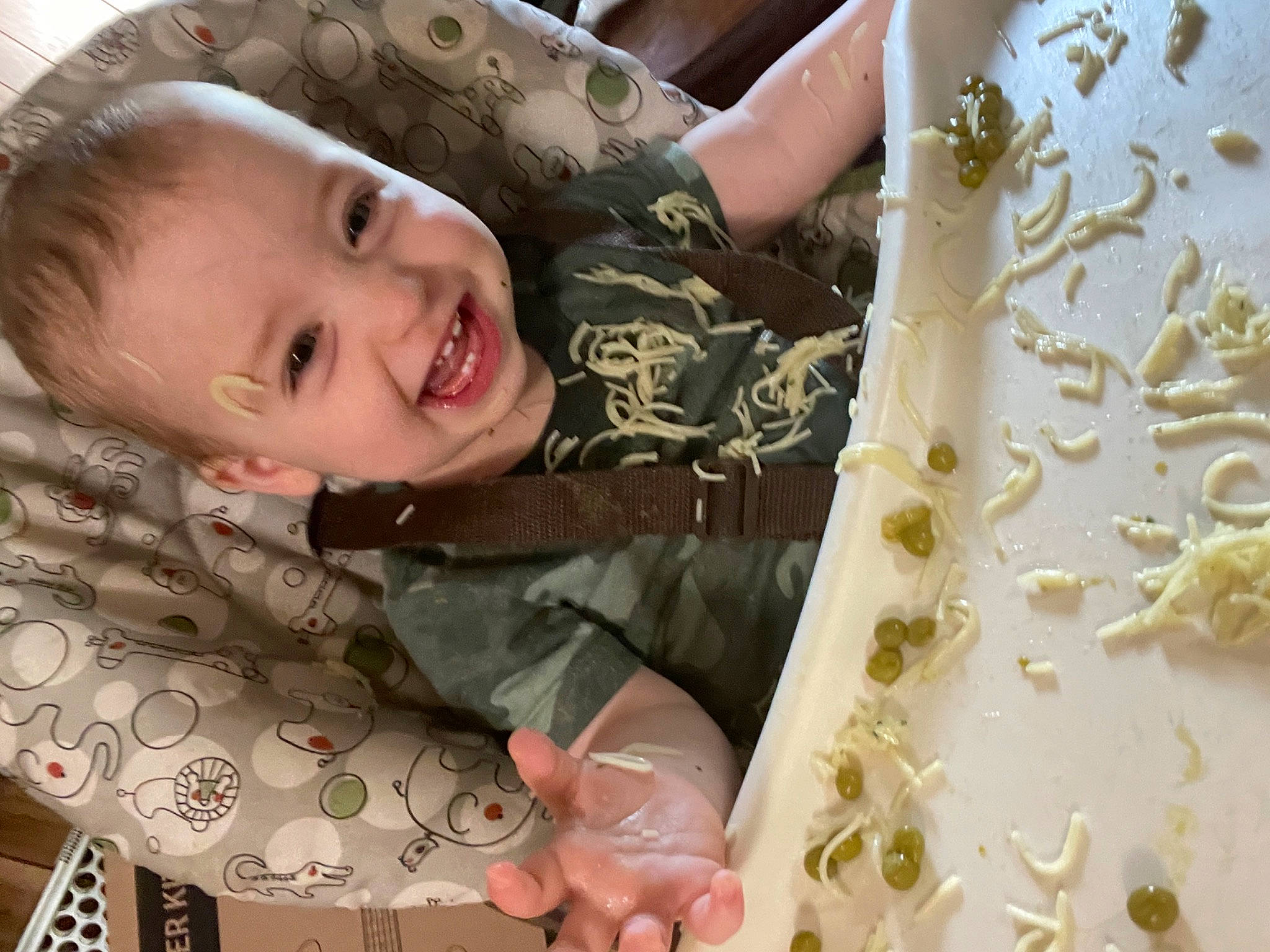 Anderson joined the competition — help win amazing prizes! baking, child, event, fashion_accessory, finger, fun, happy, joy, laugh, linens, nail, pattern, person, plaid, play, portrait_photography, sitting, smile, textile, toddler