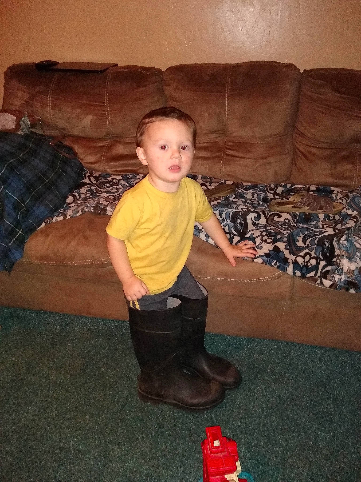 Jeremy joined the competition — help win amazing prizes! arm, child, floor, footwear, leg, person, play, shoe, sitting, standing, toddler