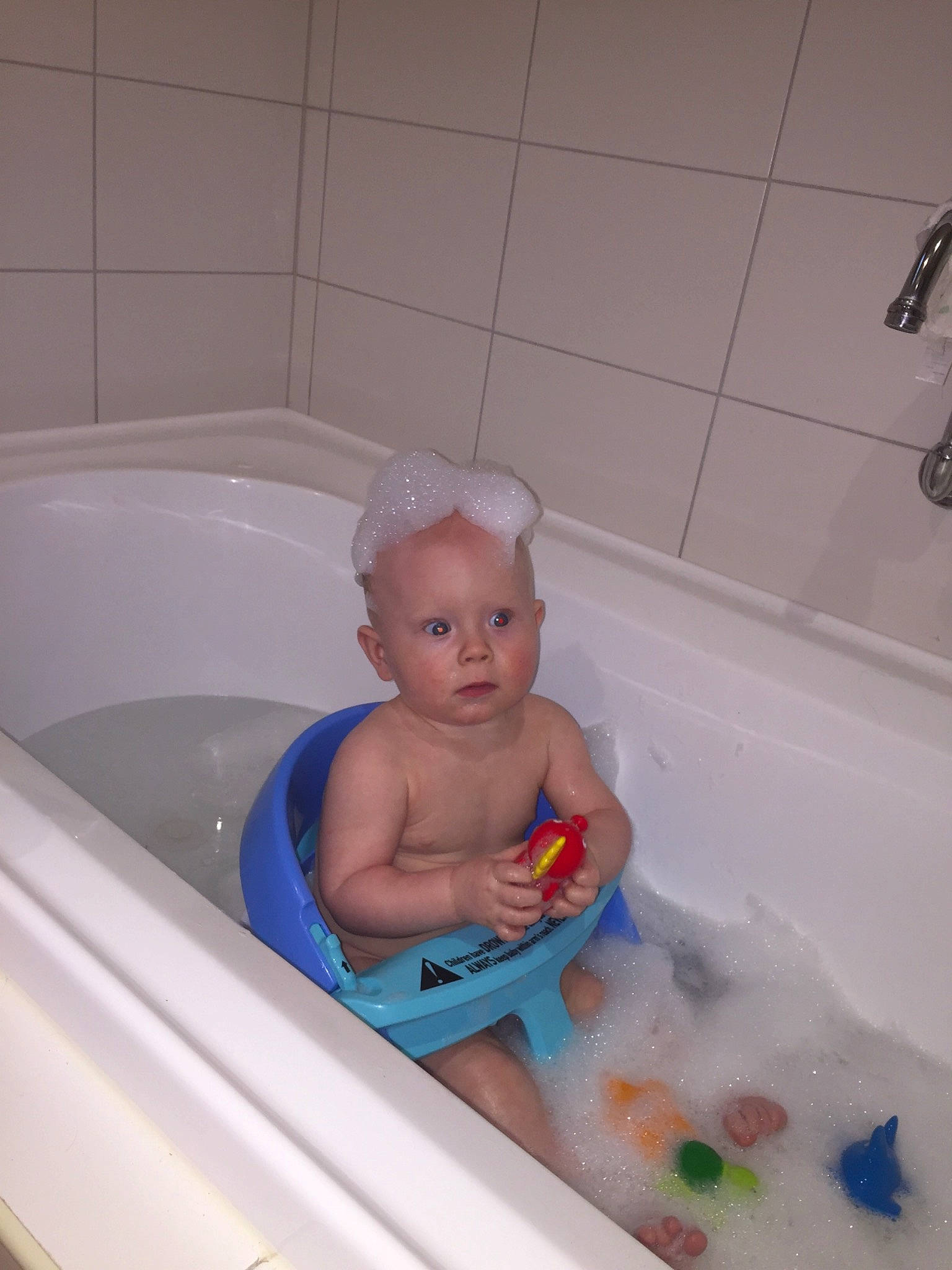 Rydar joined the competition — help win amazing prizes! baby, baby_bathing, bathing, bathroom, bathtub, child, leisure, person, personal_care, plumbing_fixture, product, toddler, washing