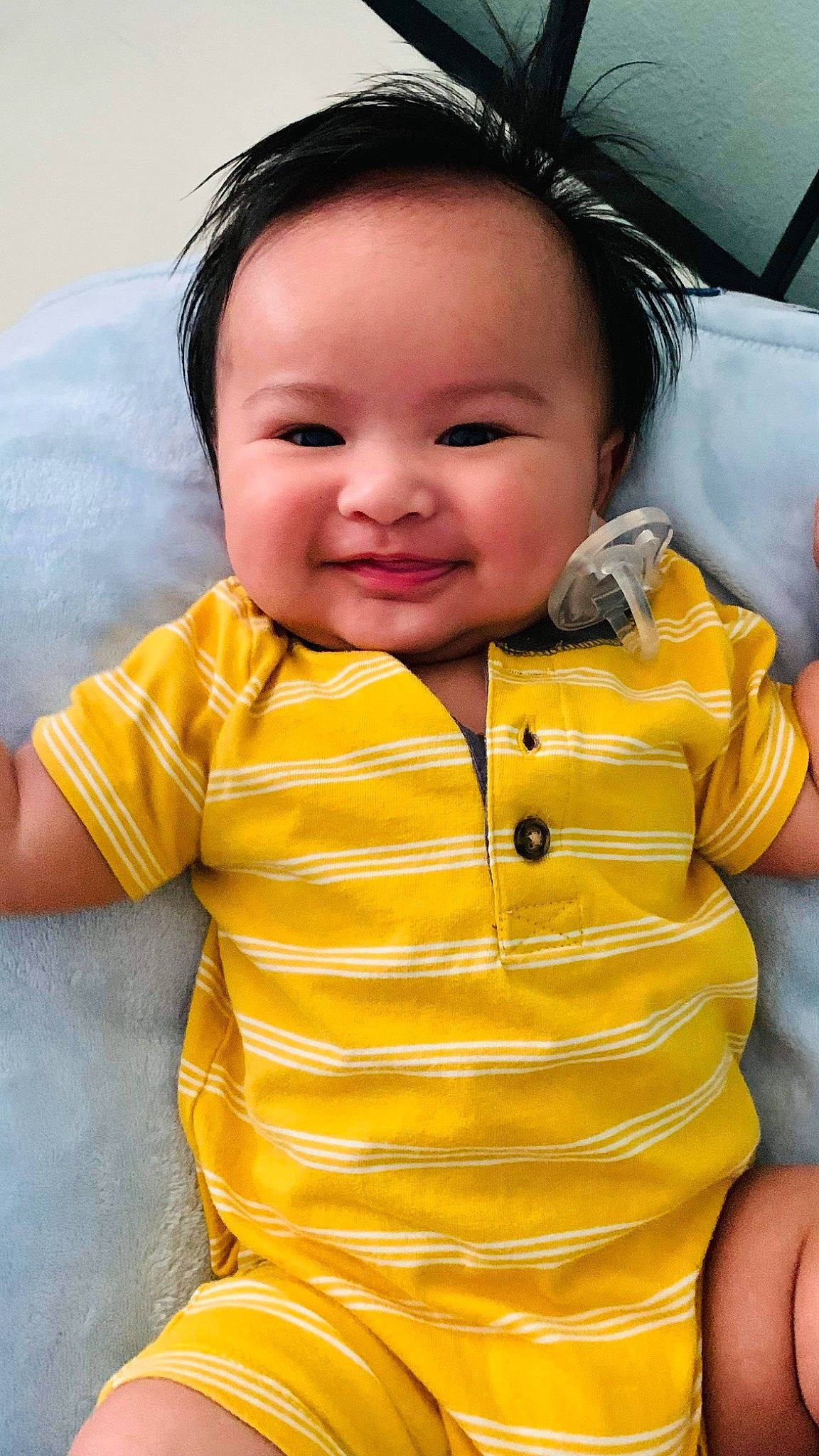 Elijah Angelo is registered to the contest to win money with this photo: baby_toddler_clothing, cheek, child, chin, comfort, cool, eye, face, fun, gesture, happy, head, joy, mouth, nose, person, skin, sleeve, smile, t_shirt