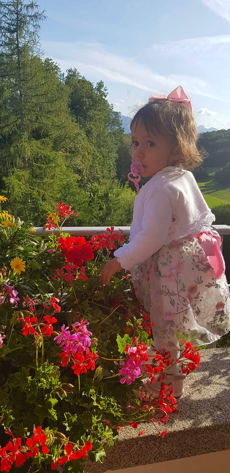 Eva participe au concours pour gagner de l'argent avec cette photo : annual_plant, azalea, botany, child, flower, flowering_plant, garden, impatiens, magenta, person, petal, pink, plant, rhododendron, shrub, spring, tree, wildflower