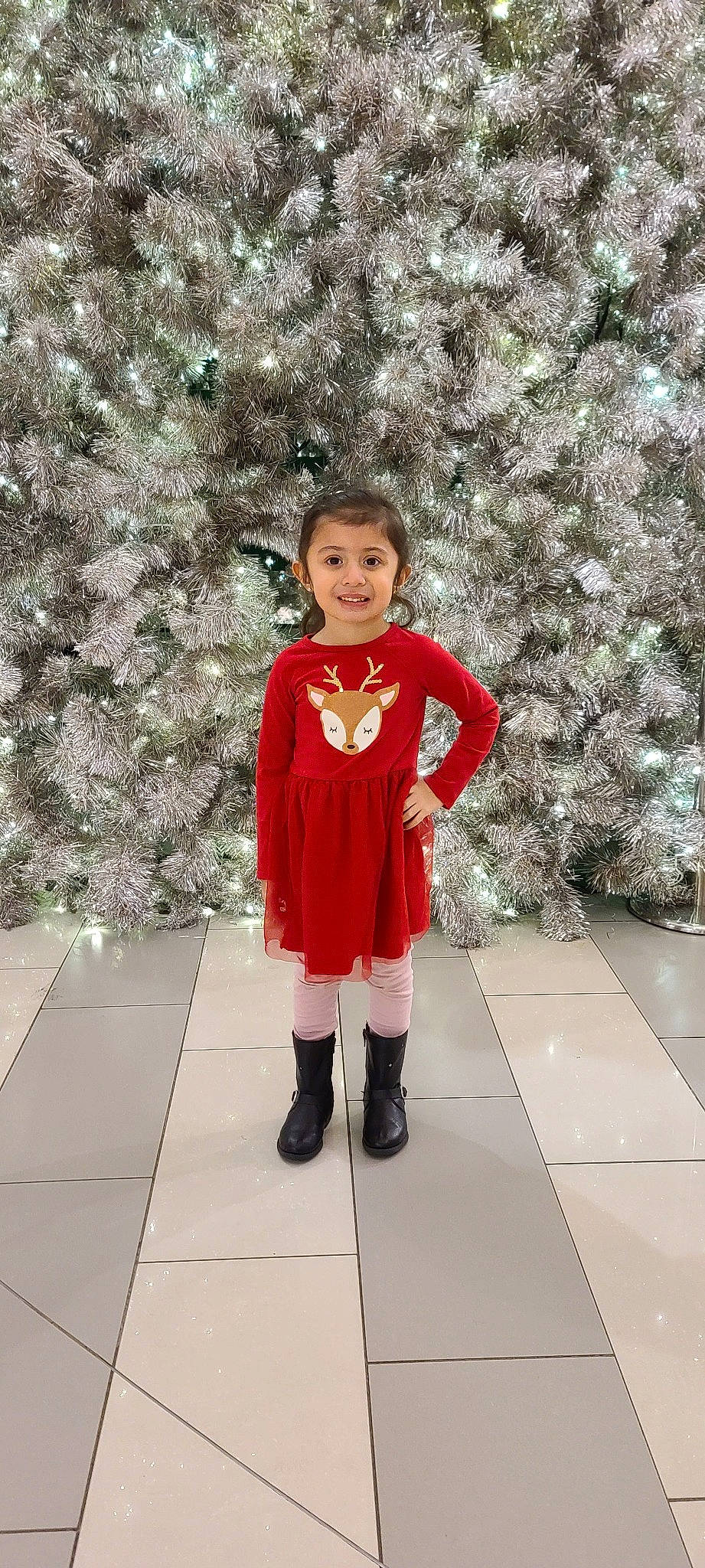 Brisa joined the competition — help win amazing prizes! dress, event, fashion_design, flooring, formal_wear, fun, hairstyle, happy, human_body, human_leg, joy, knee, person, pink, plant, skin, sleeve, smile, standing, thigh