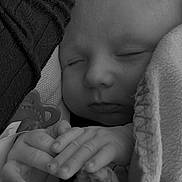 Eden participe au concours pour gagner de l'argent avec cette photo : baby, sleeping, hands, blanket, pacifier, closeup, black_and_white, infant, soft_texture, peaceful, newborn, face, resting, cute, child, cozy, portrait, tender, wrapped, peace