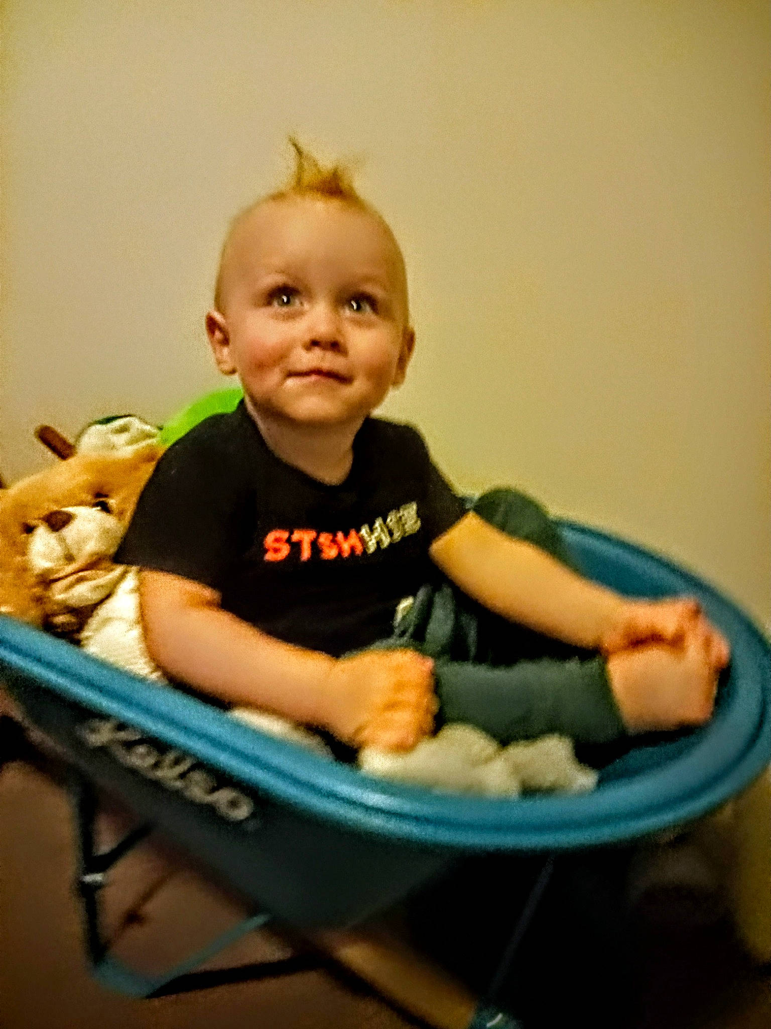 Eli joined the competition — help win amazing prizes! baby, baby_products, baby_safety, baby_toddler_clothing, cheek, child, comfort, elbow, eye, finger, foot, fun, happy, joy, lap, leisure, person, play, sitting, smile