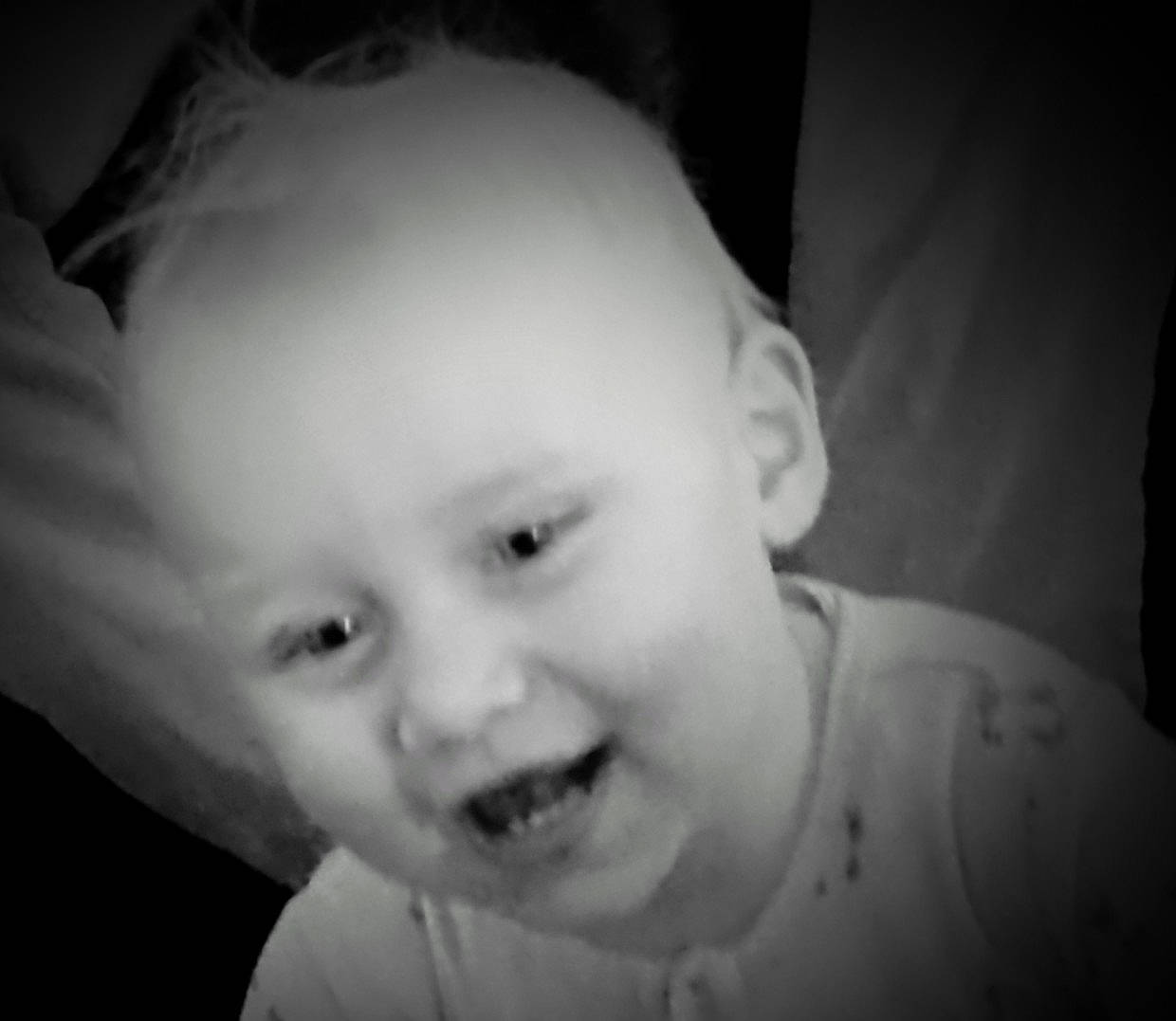 Eli joined the competition — help win amazing prizes! baby, baby_toddler_clothing, cheek, cloud, darkness, ear, eyelash, flash_photography, fun, happy, human_body, iris, jaw, joy, lip, monochrome, monochrome_photography, mouth, nose, person