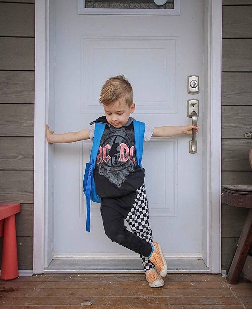 Alvin joined the competition — help win amazing prizes! child, denim, door, footwear, jeans, leg, person, shoe, shoulder, standing, t_shirt, toddler, trousers