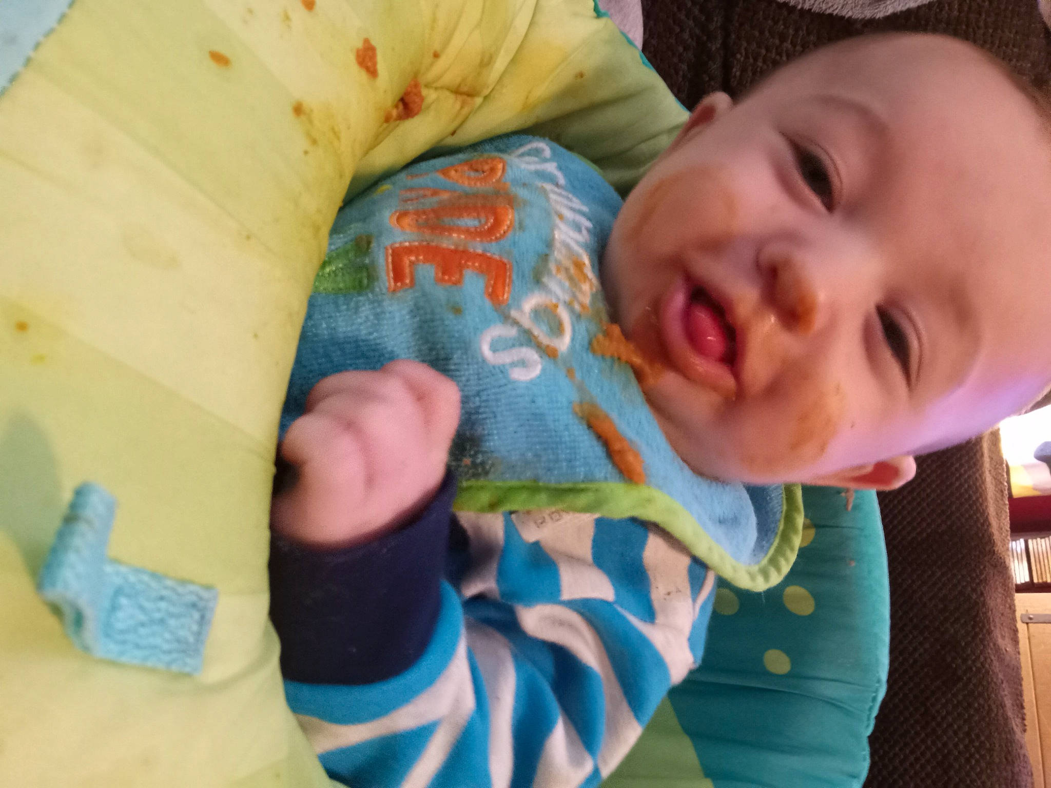 Aidyn joined the competition — help win amazing prizes! baby, baby_products, baby_toddler_clothing, cheek, child, comfort, eye, finger, fun, happy, human_body, mouth, nose, person, skin, sleeve, smile, thumb, toddler, tree