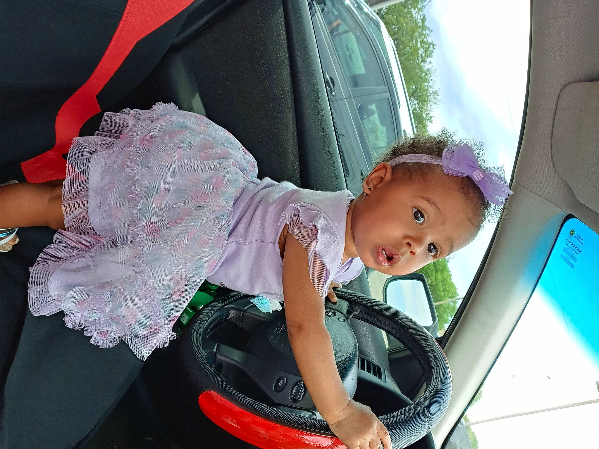 Kaylynn joined the competition — help win amazing prizes! auto_part, automotive_window_part, baby, baby_carriage, baby_in_car_seat, baby_products, car, car_seat, child, luxury_vehicle, person, product, surprise, toddler, vehicle, vehicle_door