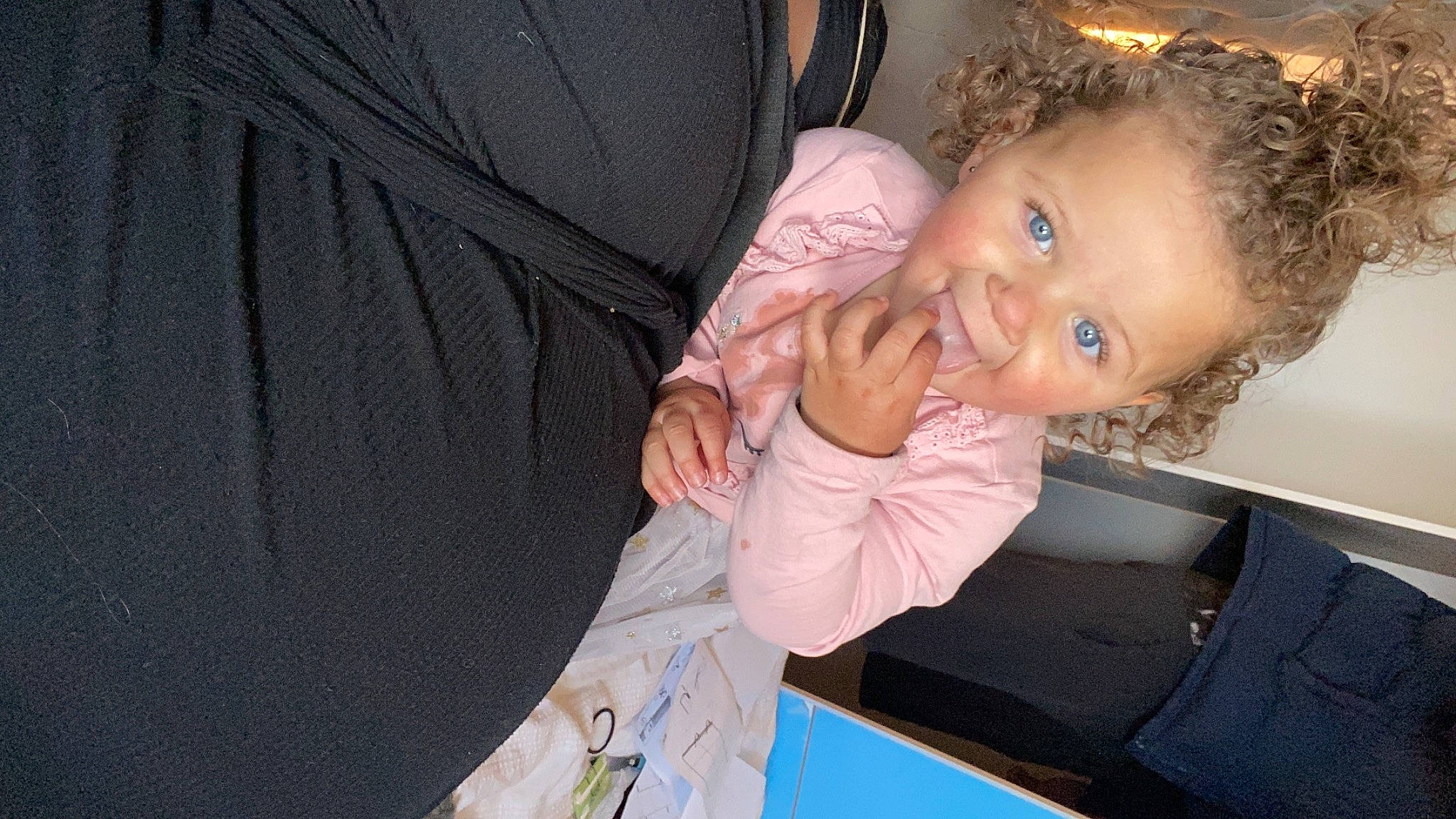 Bobbie joined the competition — help win amazing prizes! arm, chair, child, comfort, event, finger, flash_photography, formal_wear, fun, gesture, happy, joint, luxury_vehicle, nail, person, room, sitting, sleeve, smile, thumb