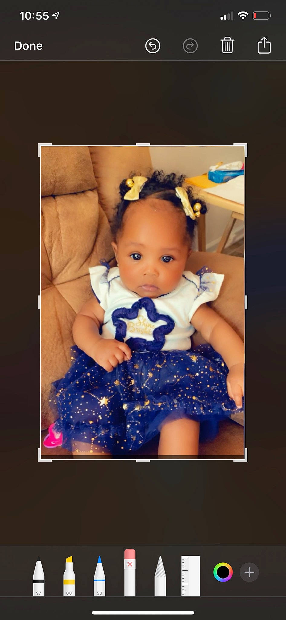 Khari joined the competition — help win amazing prizes! baby, cheek, child, dress, person, photo_caption, photography, toddler