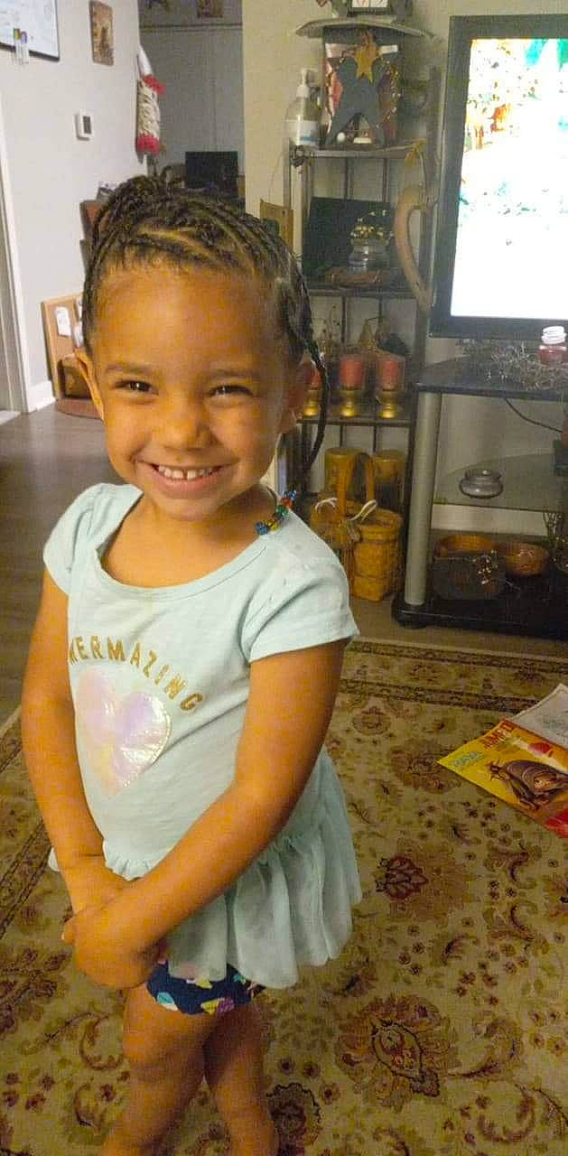 Jazlyn is registered to the contest to win money with this photo: baby_toddler_clothing, cheek, child, floor, flooring, fun, hair, happy, hardwood, head, iris, joy, microwave_oven, person, picture_frame, skin, smile, standing, t_shirt, television