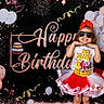 Dreamiee is registered to the contest to win money with this photo: child, girl, birthday, celebration, balloons, confetti, tutu, sunglasses, red_bow, smiling, festive, pose, party, background, fireworks, colorful, happy, cute, clothing, event