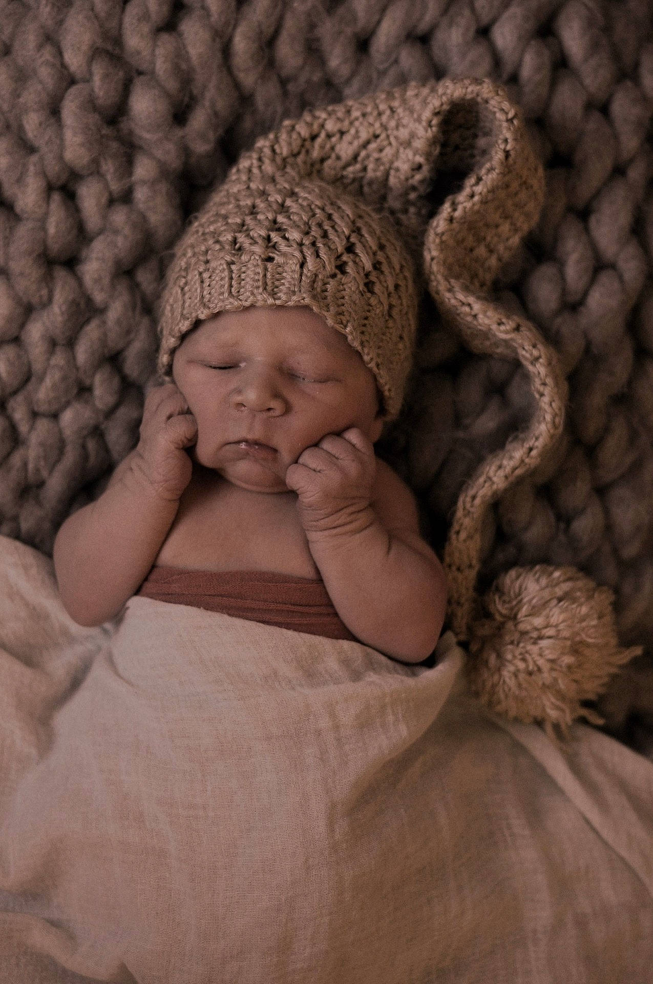 Colt joined the competition — help win amazing prizes! child, eye, girl, headgear, headwear, infant, knit_cap, knitting, person, sleep, wool