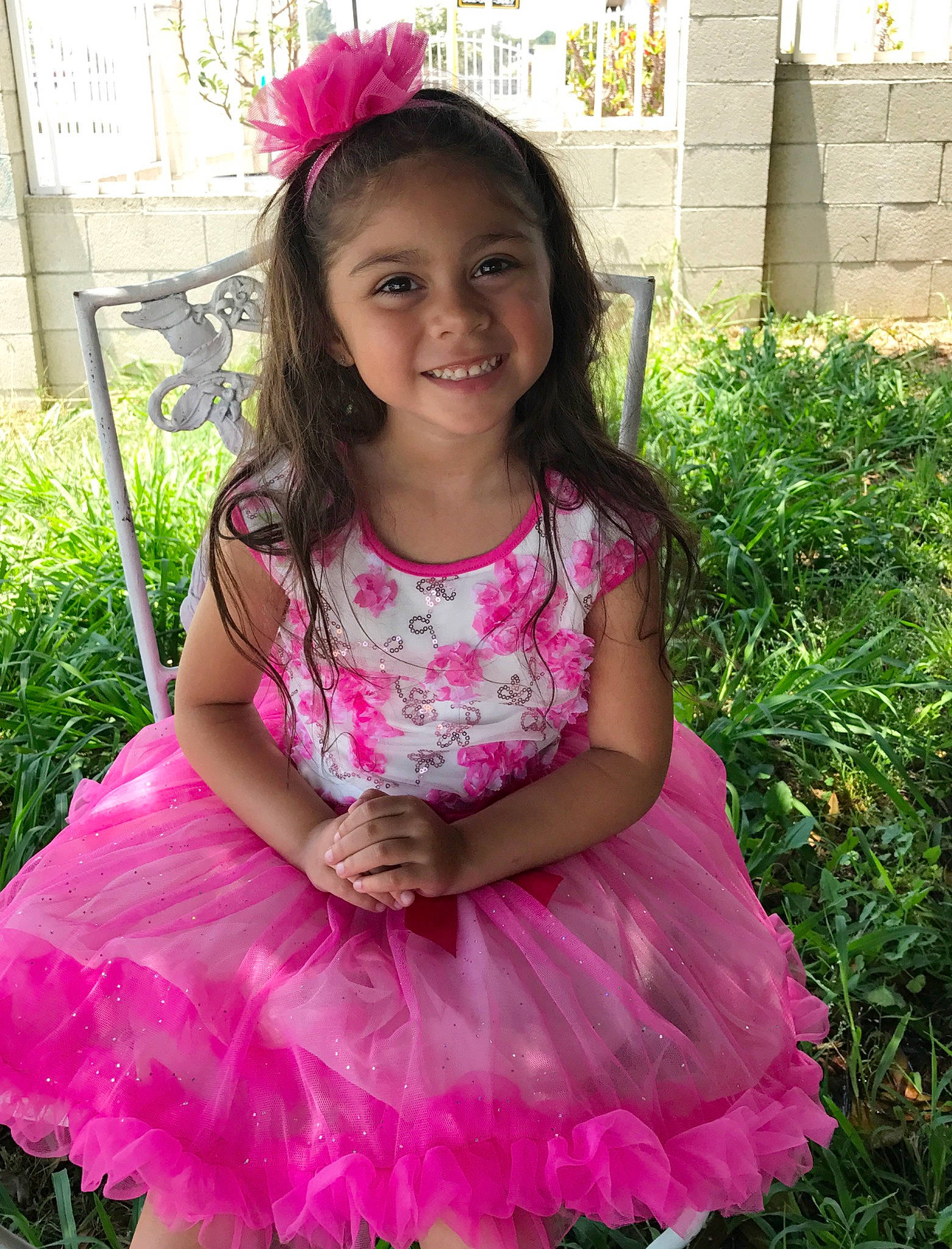 Ava joined the competition — help win amazing prizes! baby_toddler_clothing, ballet_tutu, child, child_model, clothing, costume, dress, joy, magenta, person, pink, ruffle, smile, textile, toddler