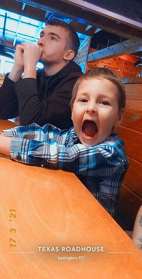 Bryce joined the competition — help win amazing prizes! arm, baby, blue, cheek, child, cool, face, facial_expression, fun, hairstyle, happy, leisure, mouth, nose, people, person, shirt, skin, t_shirt, toddler