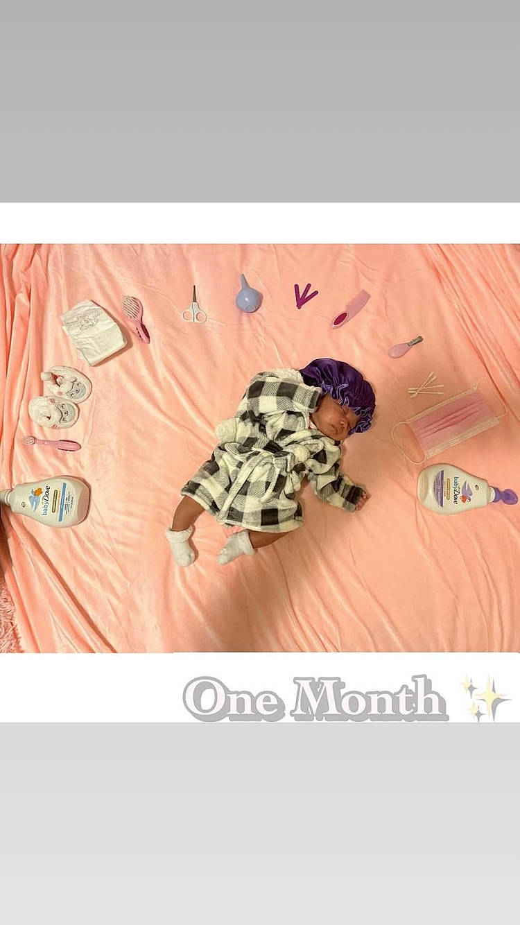 Mya Amour joined the competition — help win amazing prizes! baby, child, flooring, font, happy, human_body, landscape, linens, magenta, orange, pattern, peach, person, pink, room, shorts, sleeve, t_shirt, textile, toddler