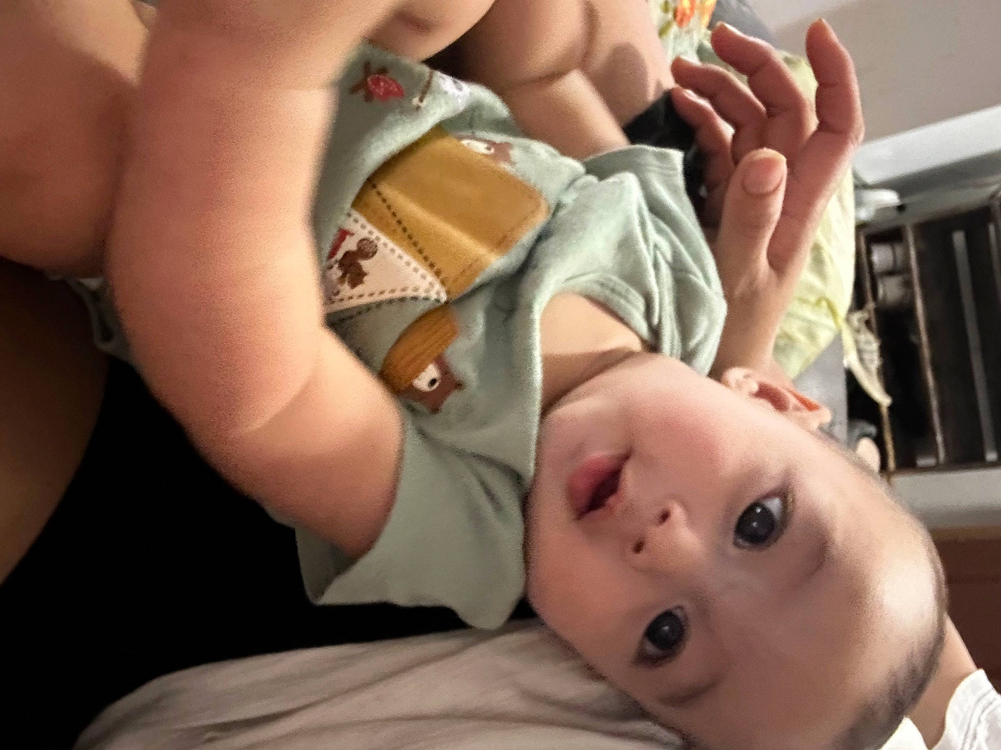 Kyrie is registered to the contest to win money with this photo: arm, baby, cheek, comfort, eyelash, finger, gesture, hand, happy, human, human_body, joint, mouth, muscle, nail, nose, organ, person, skin, surprise