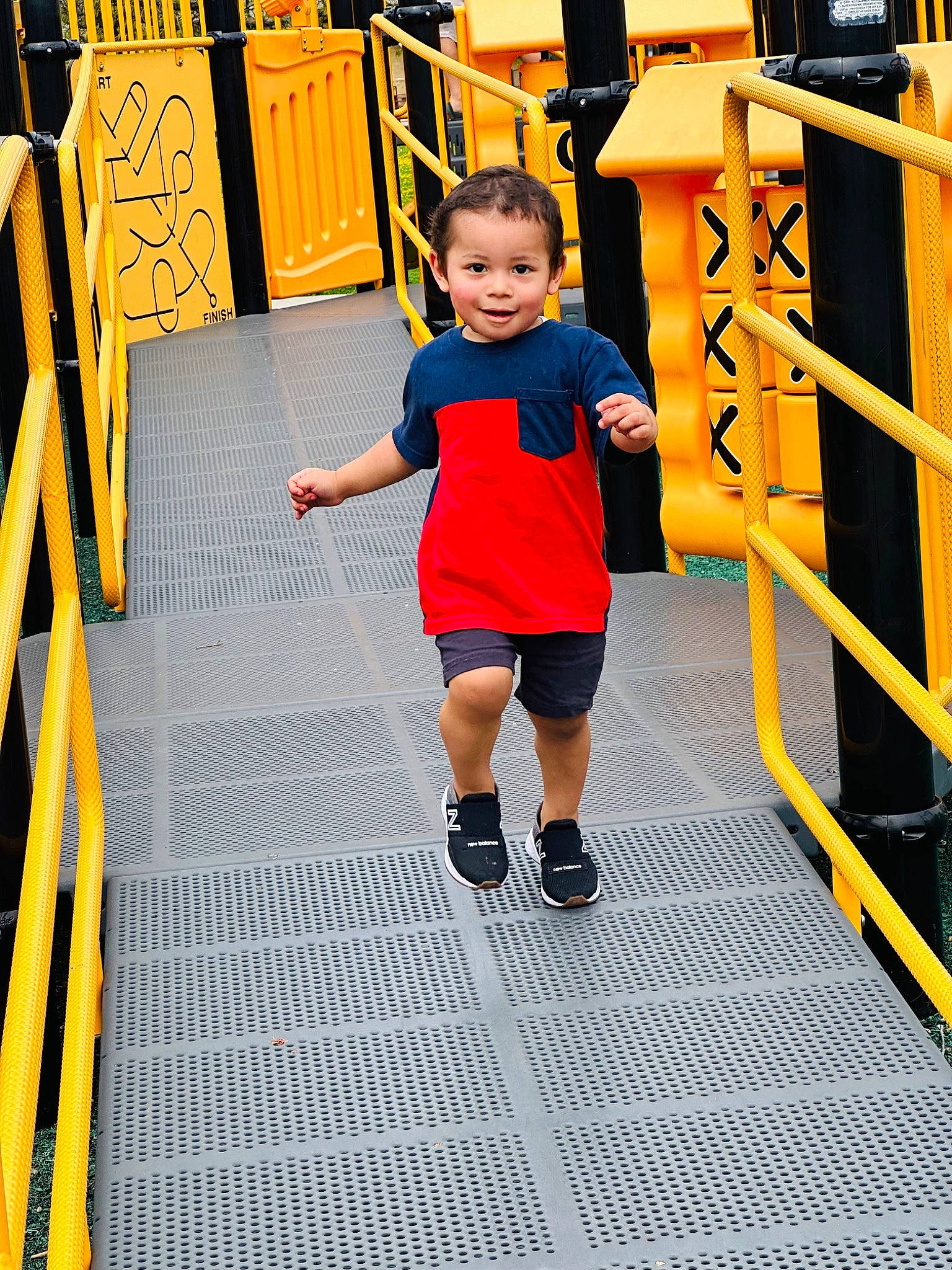 Aiden joined the competition — help win amazing prizes! active_shorts, child, electric_blue, flooring, fun, happy, human_leg, joy, knee, leisure, person, play, recreation, shorts, sleeve, smile, sportswear, standing, t_shirt, toddler