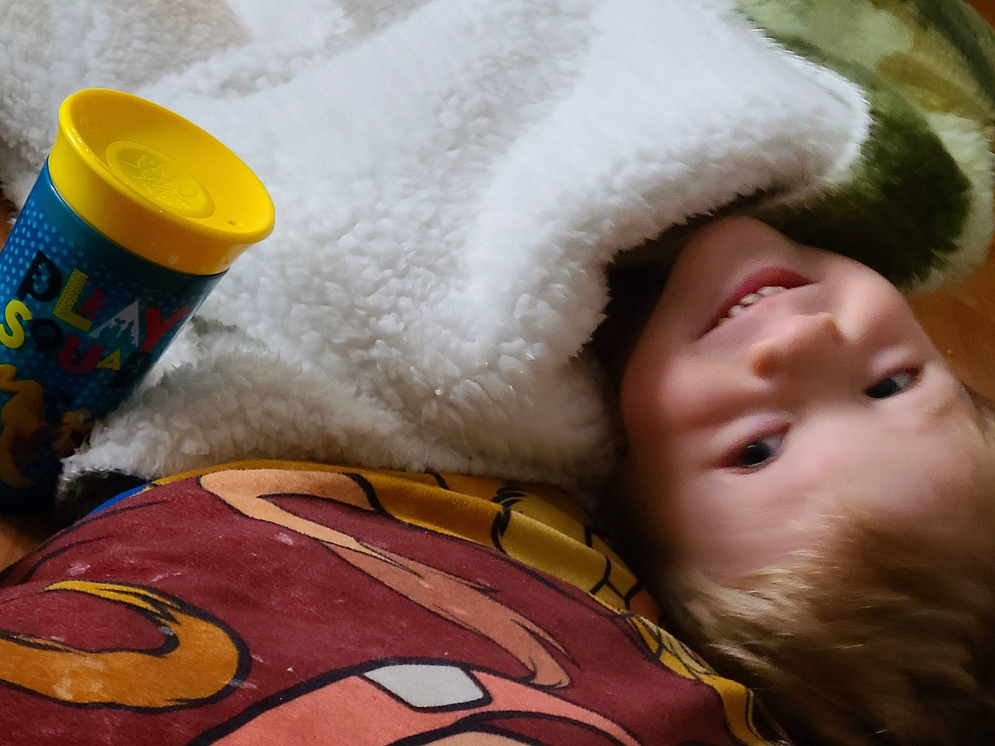 Jack joined the competition — help win amazing prizes! baby, baby_products, cap, cheek, child, eye, eyelash, fun, fur, fur_clothing, happy, headgear, joy, mammal, mouth, nose, person, product, stuffed_toy, textile