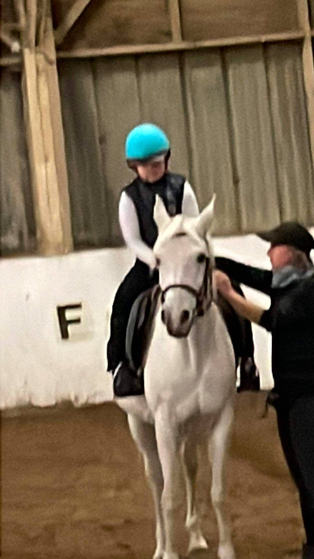 Emma a rejoint le concours — aidez-le/la à gagner de superbes lots ! bit, bridle, english_riding, equestrian_helmet, equestrian_sport, equestrianism, headwear, helmet, horse, horse_supplies, horse_tack, mammal, outdoor_recreation, person, recreation, rein, saddle, sleeve, sports, sports_equipment