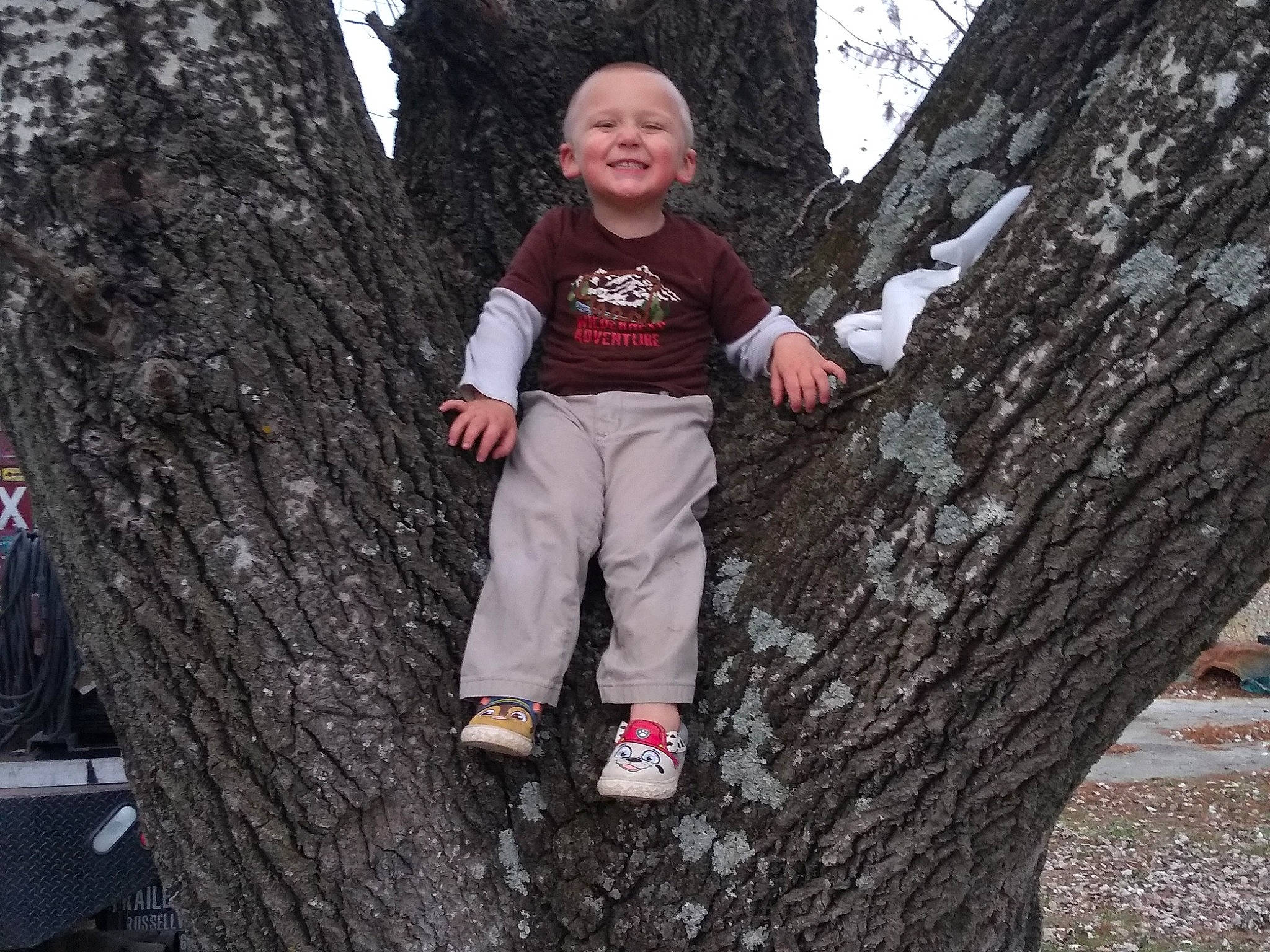 Nathan joined the competition — help win amazing prizes! active_pants, baby_toddler_clothing, joy, outdoor_shoe, person, spring, sweatpant, toddler, trunk, walking_shoe