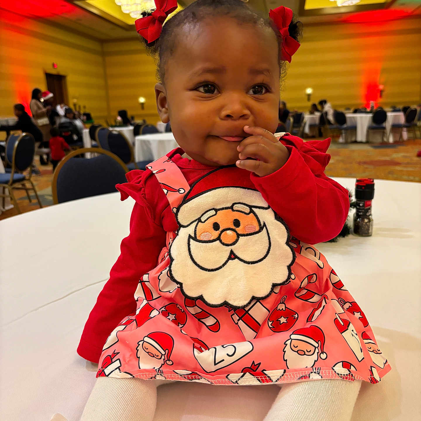 Skyliyah joined the competition — help win amazing prizes! baby, bodypart, cafeteria, chair, clothing, face, finger, food, foodcourt, hand, hat, head, indoors, interiordesign, person, photography, portrait, restaurant, sitting, wood